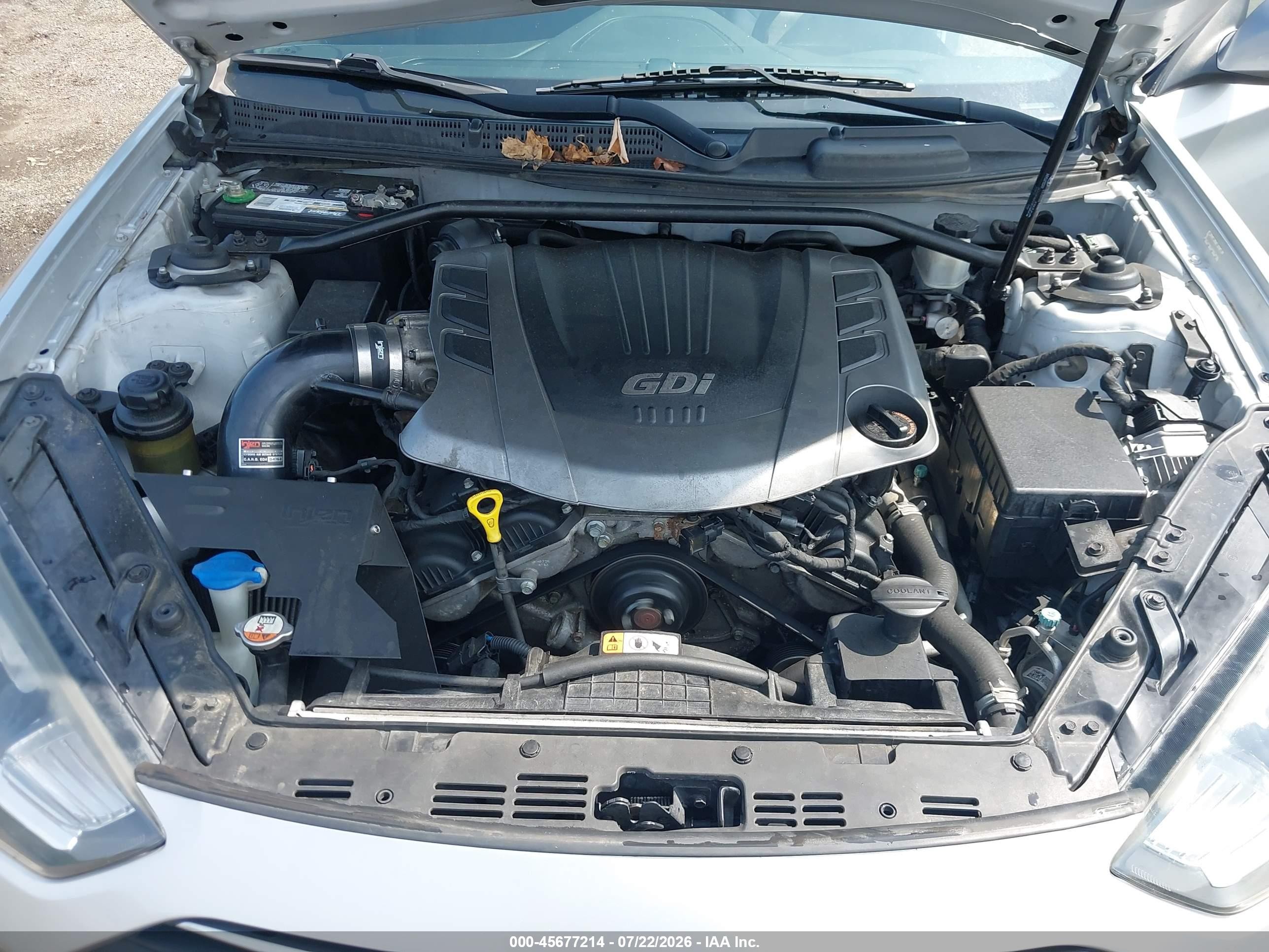 2015 Hyundai Genesis 3.8 Ultimate Серебряный vin: KMHHU6KJXFU126170