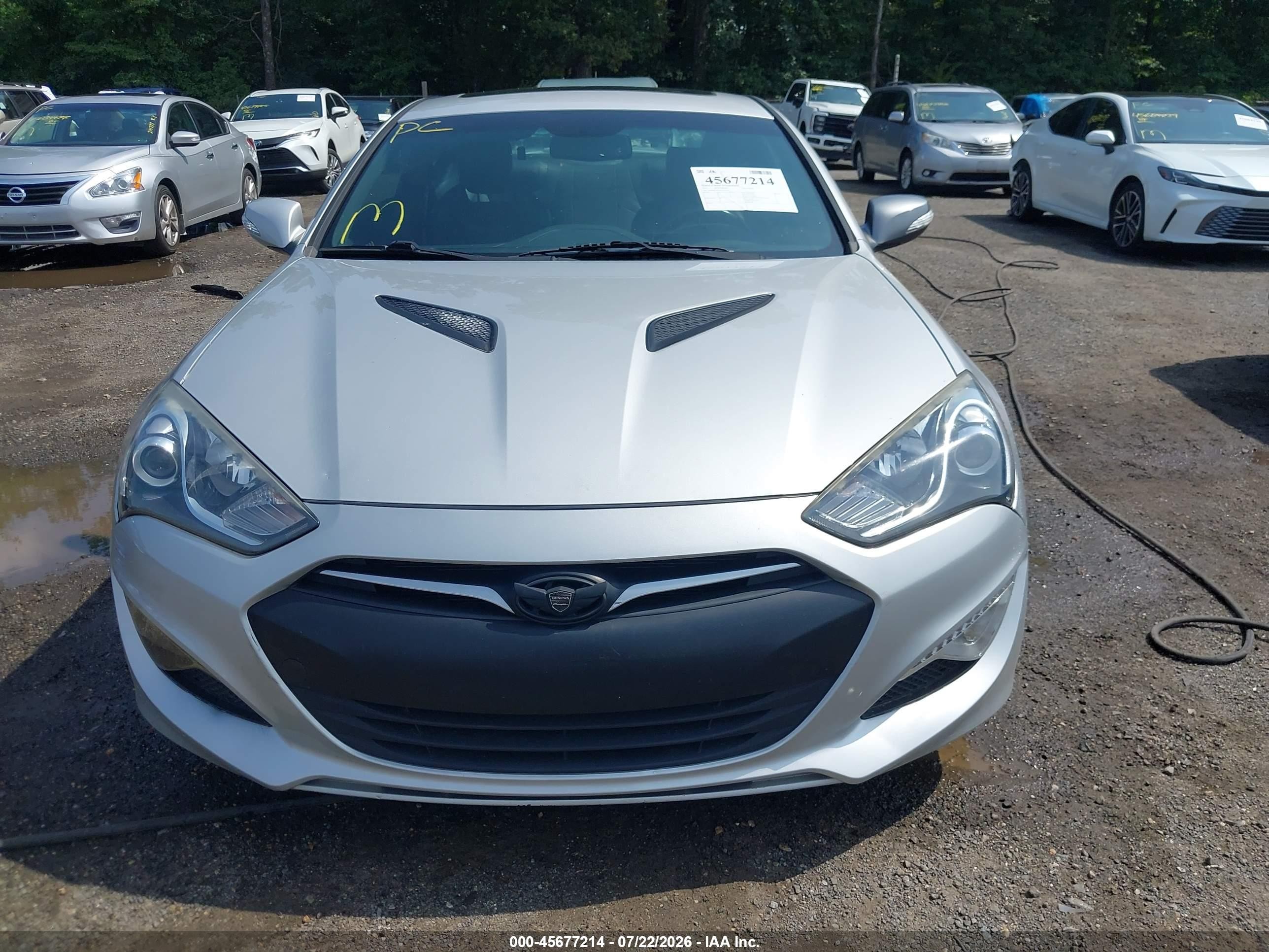 2015 Hyundai Genesis 3.8 Ultimate Серебряный vin: KMHHU6KJXFU126170