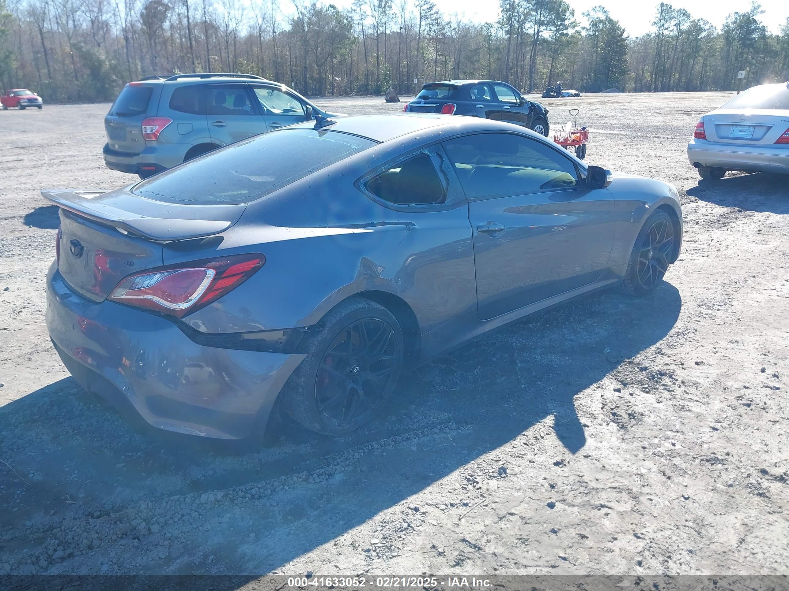 2015 Hyundai Genesis 3.8 Ultimate Серый vin: KMHHU6KJXFU128131