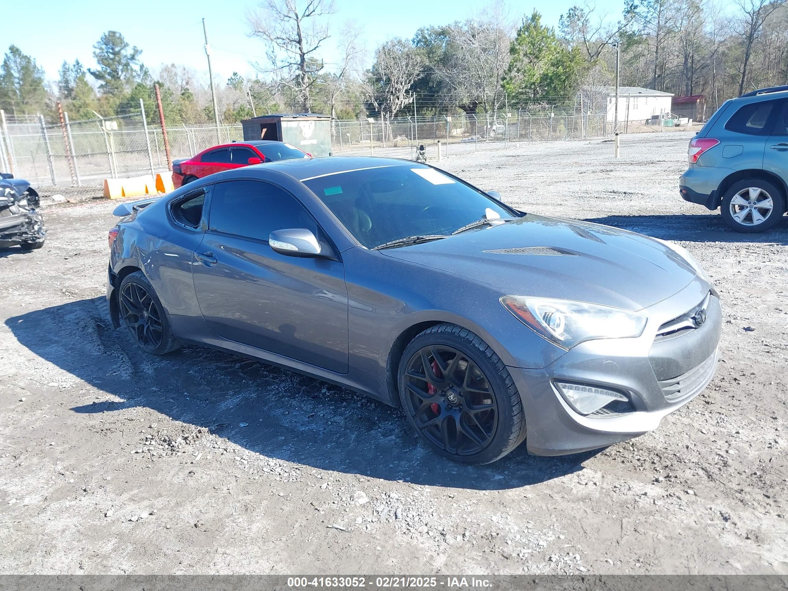 2015 Hyundai Genesis 3.8 Ultimate Серый vin: KMHHU6KJXFU128131