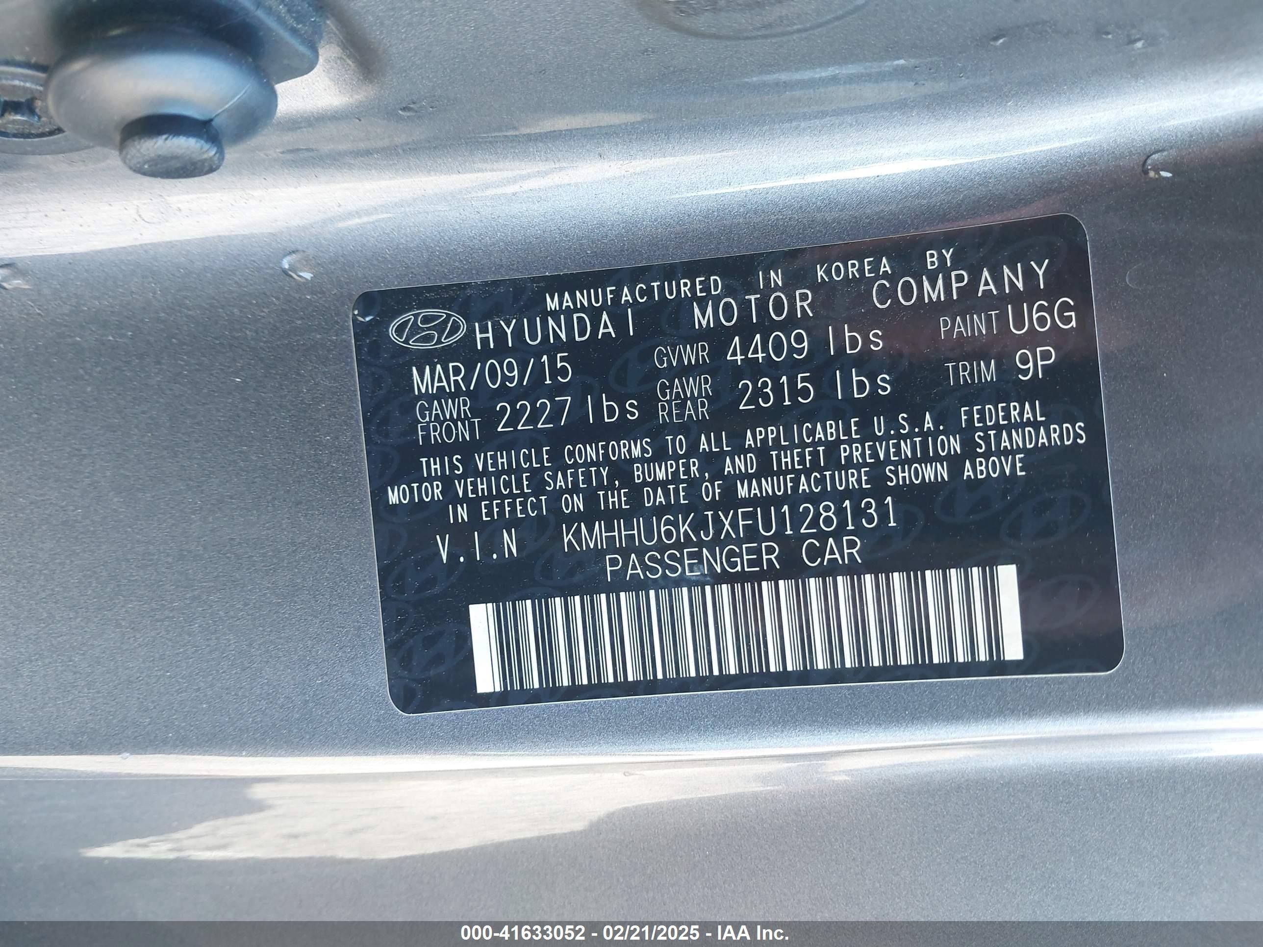 2015 Hyundai Genesis 3.8 Ultimate Серый vin: KMHHU6KJXFU128131