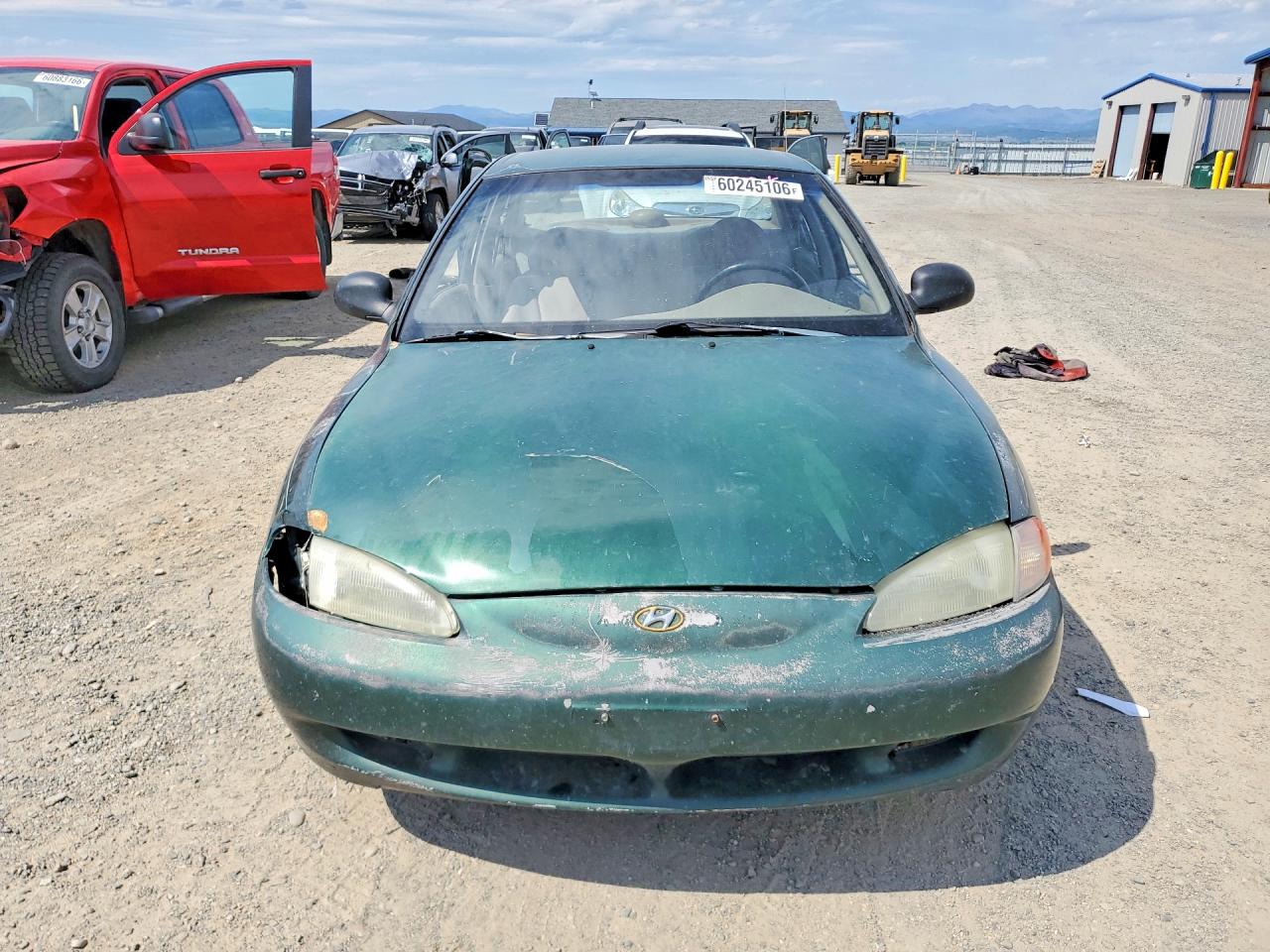 1997 Hyundai Elantra Base Green vin: KMHJF24M0VU594077