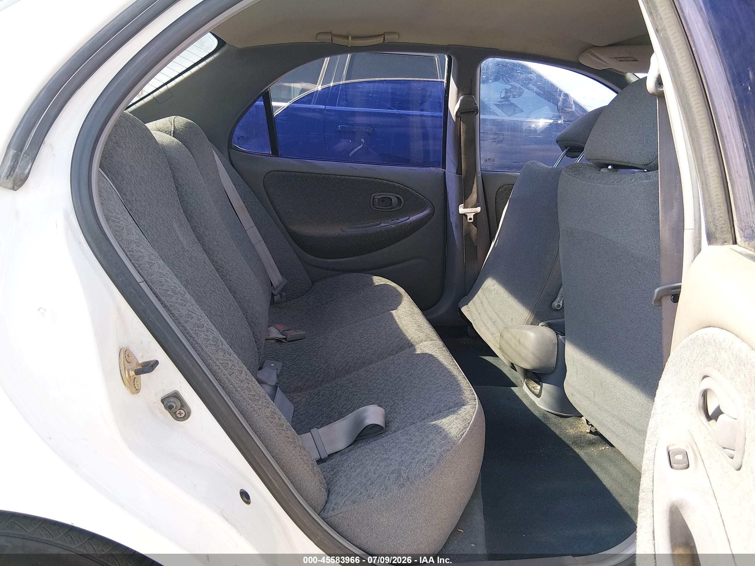 1999 Hyundai Elantra Gl White vin: KMHJF25F0XU853279