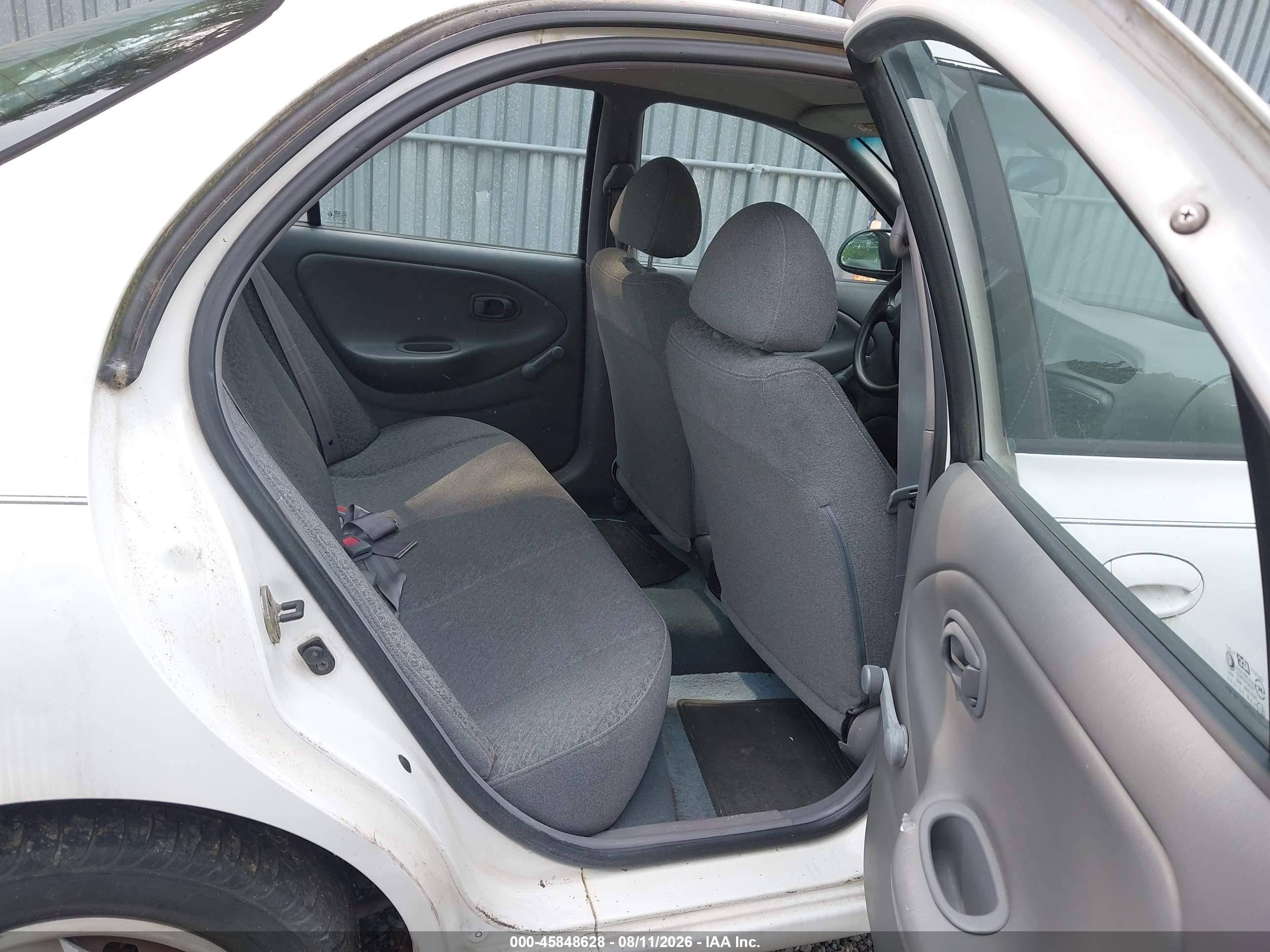 1999 Hyundai Elantra Gl White vin: KMHJF25F3XU761342