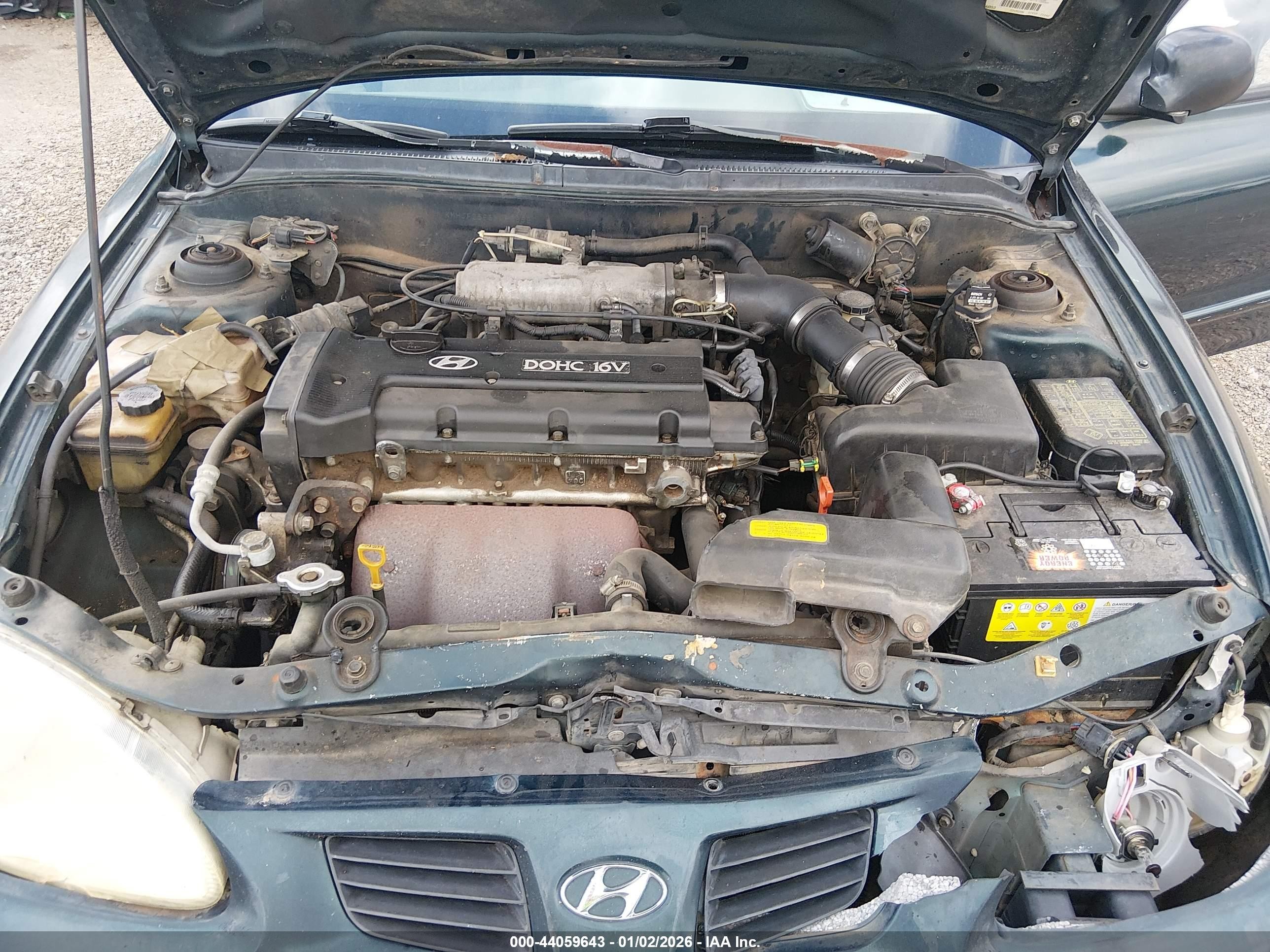 1999 Hyundai Elantra Gl Green vin: KMHJF25F5XU869591