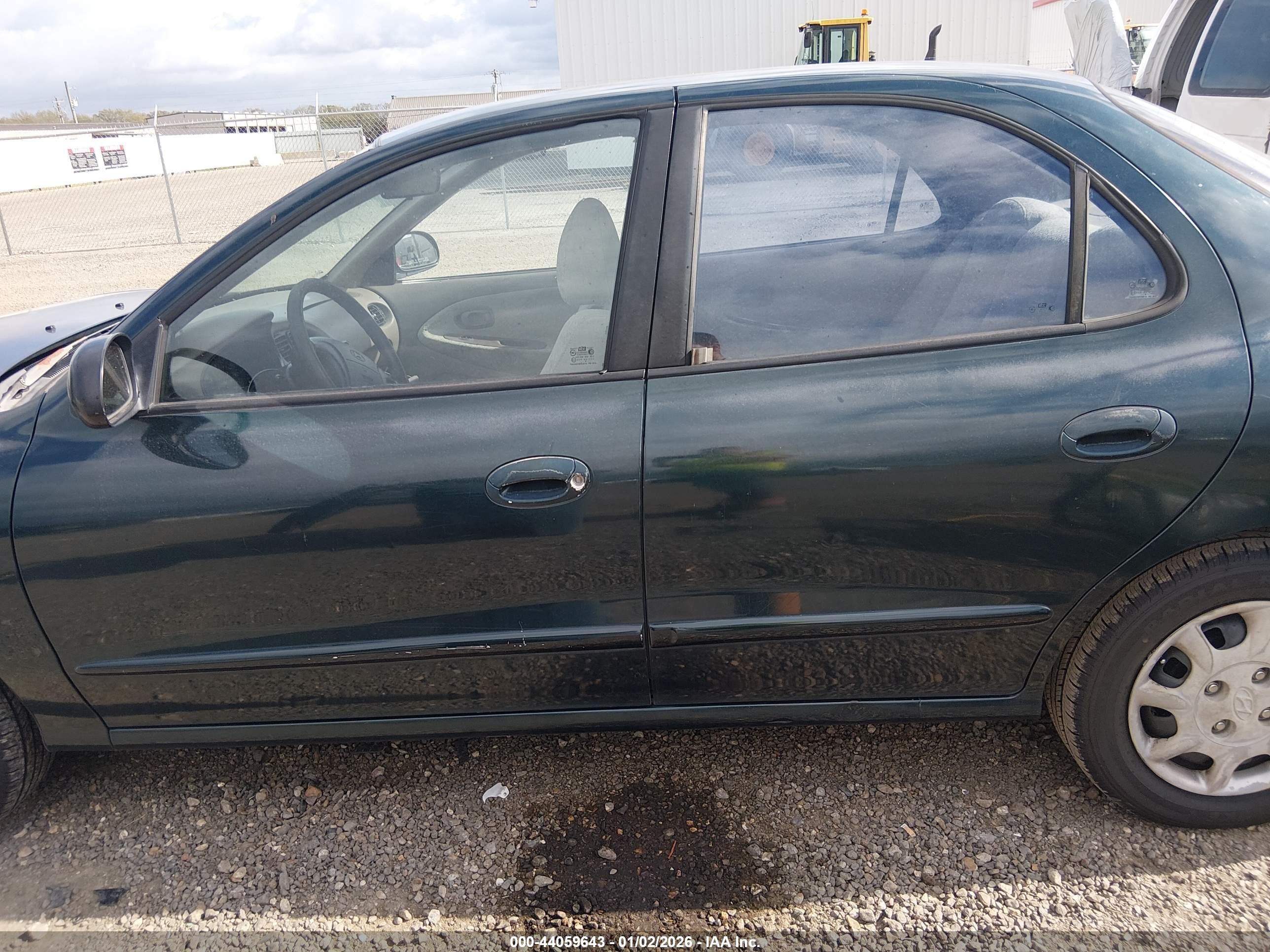 1999 Hyundai Elantra Gl Green vin: KMHJF25F5XU869591