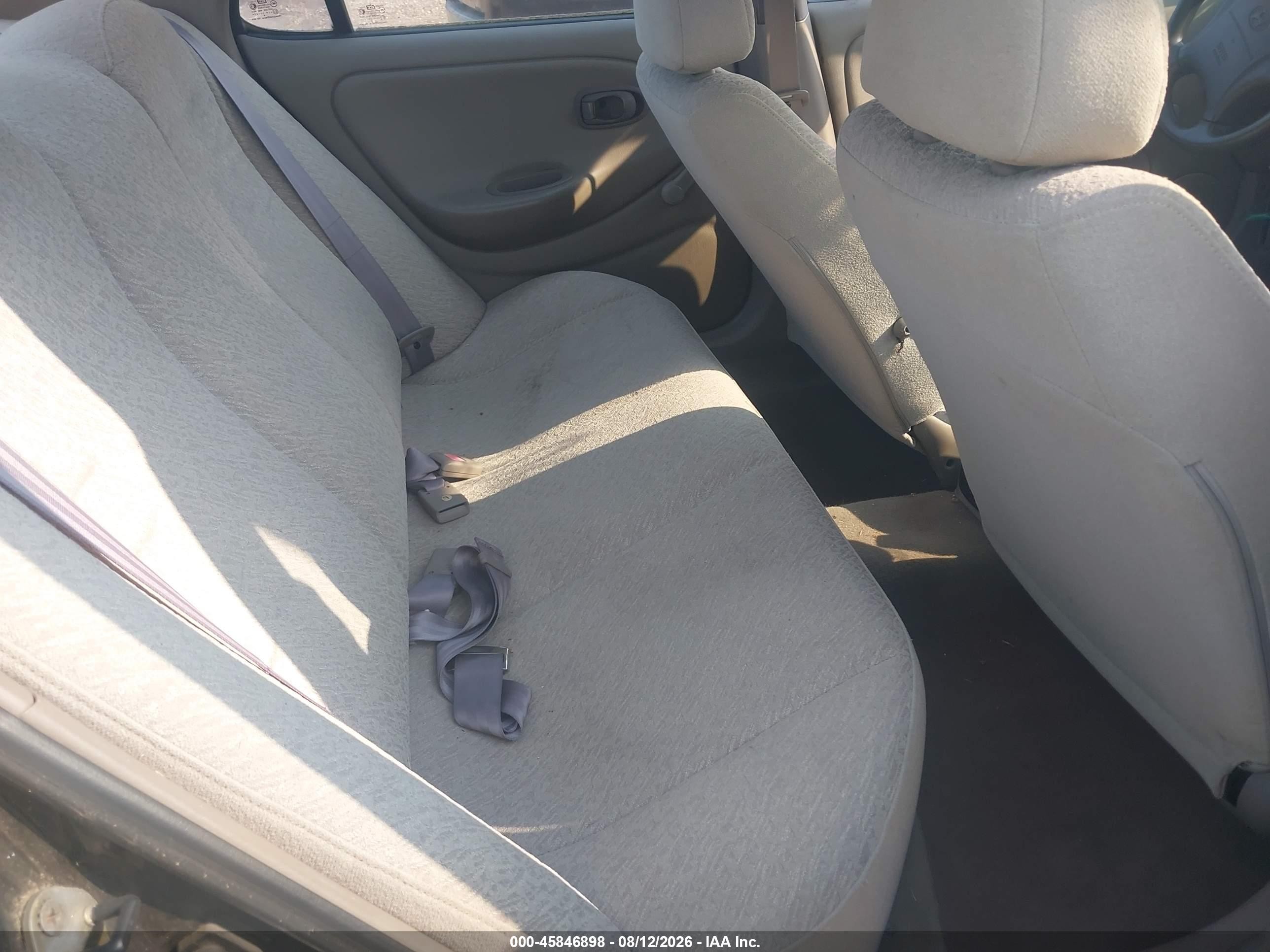 1999 Hyundai Elantra Gl Black vin: KMHJF25F6XU776871