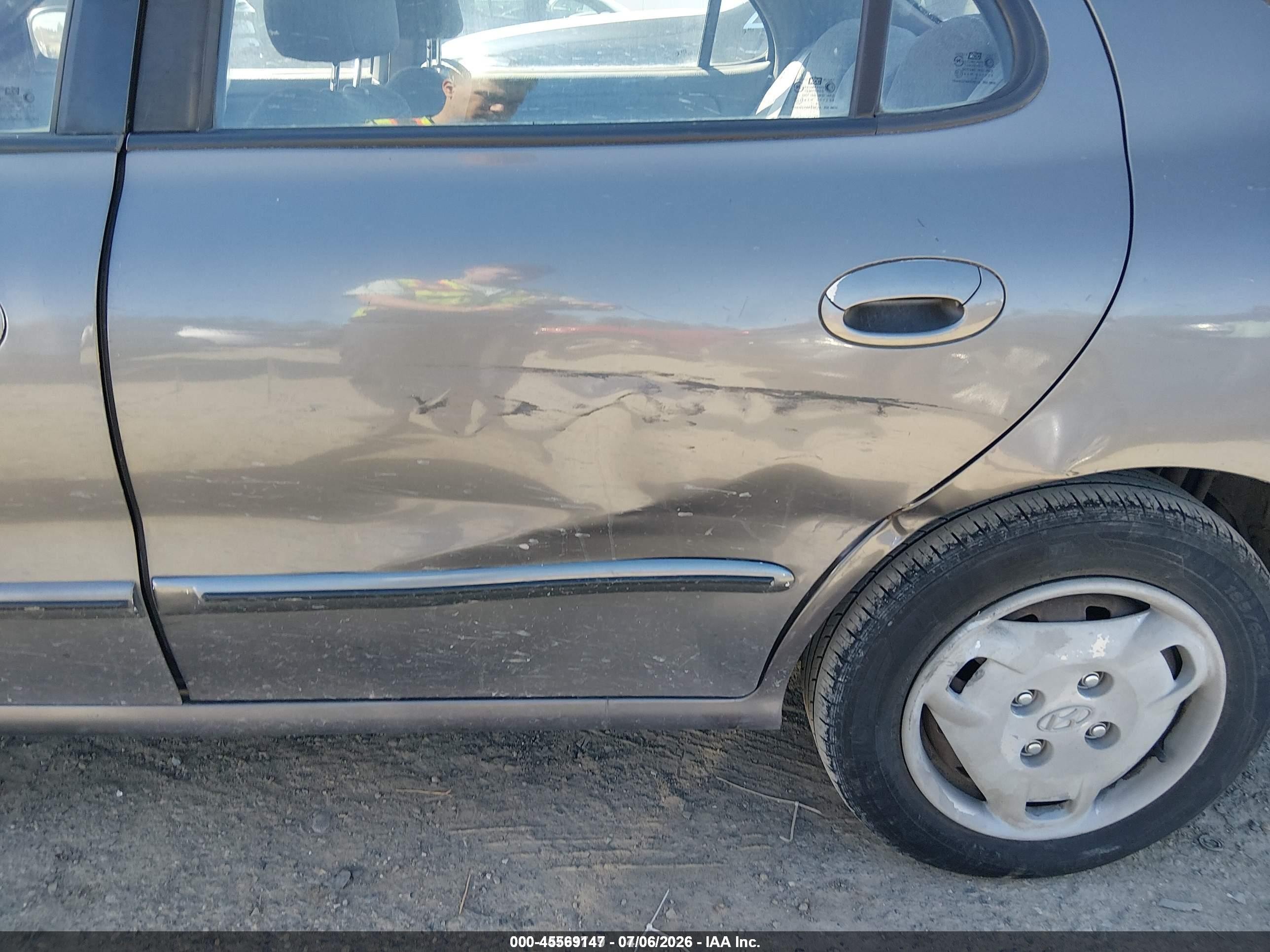 1999 Hyundai Elantra Gl Brown vin: KMHJF25F8XU781585