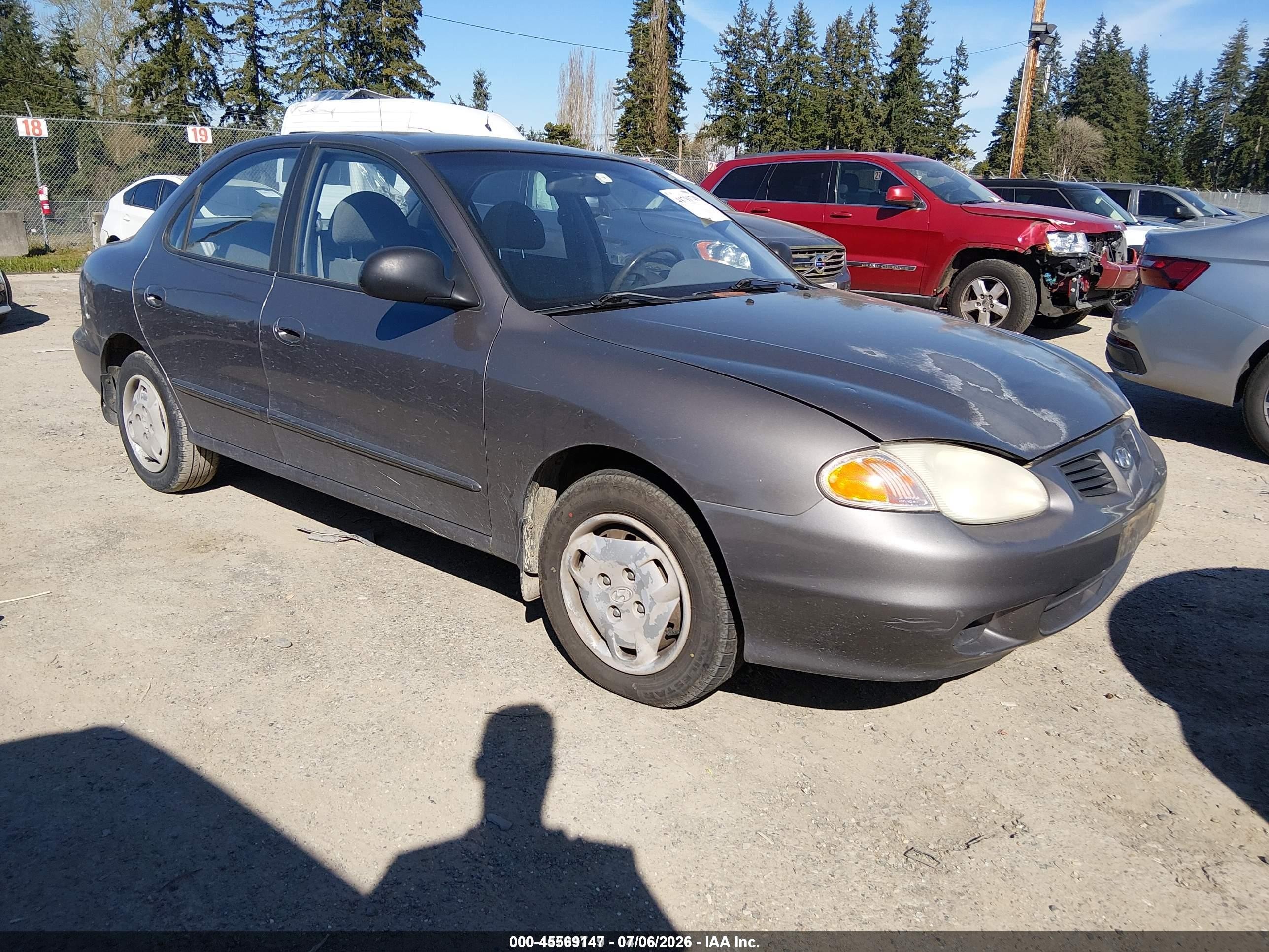 1999 Hyundai Elantra Gl Brown vin: KMHJF25F8XU781585