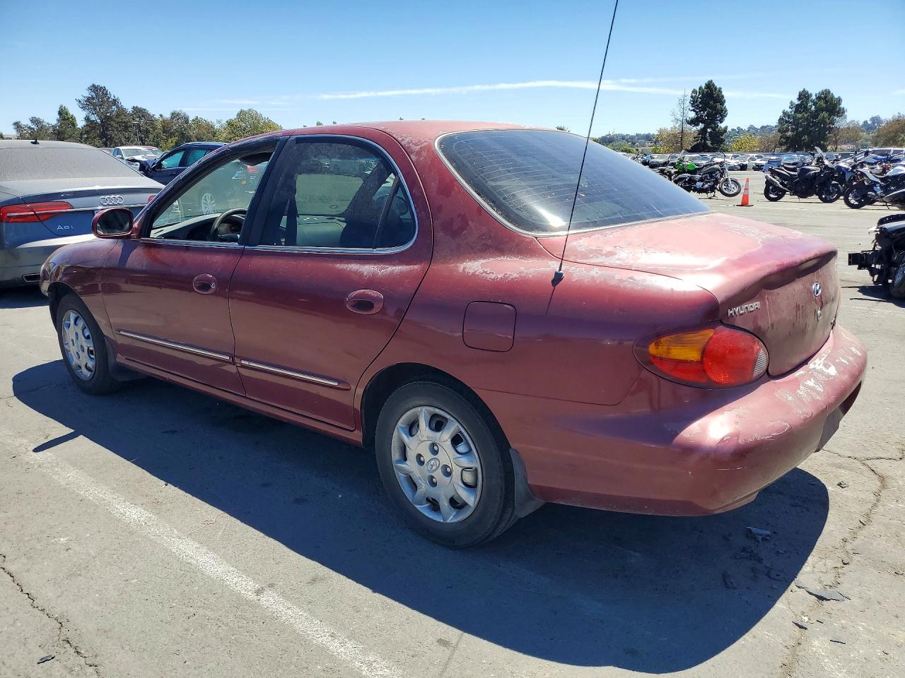 2000 Hyundai Elantra Gls Maroon vin: KMHJF35F4YU964506