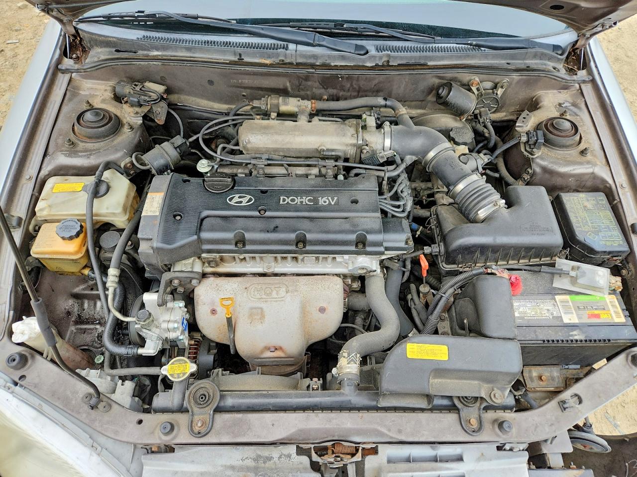 2000 Hyundai Elantra Gls Silver vin: KMHJF35F7YU005228