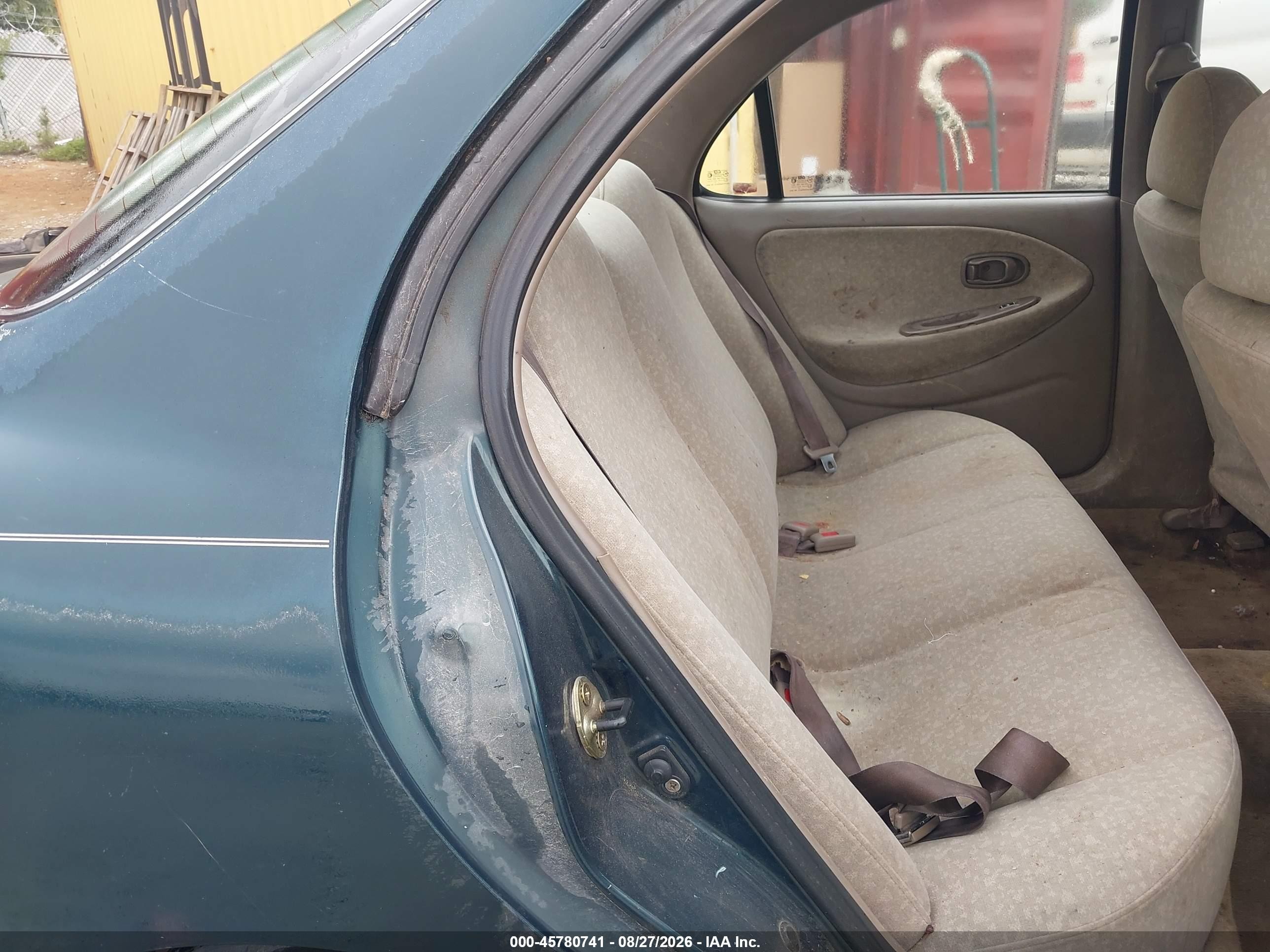2000 Hyundai Elantra Gls Green vin: KMHJF35F9YU954814