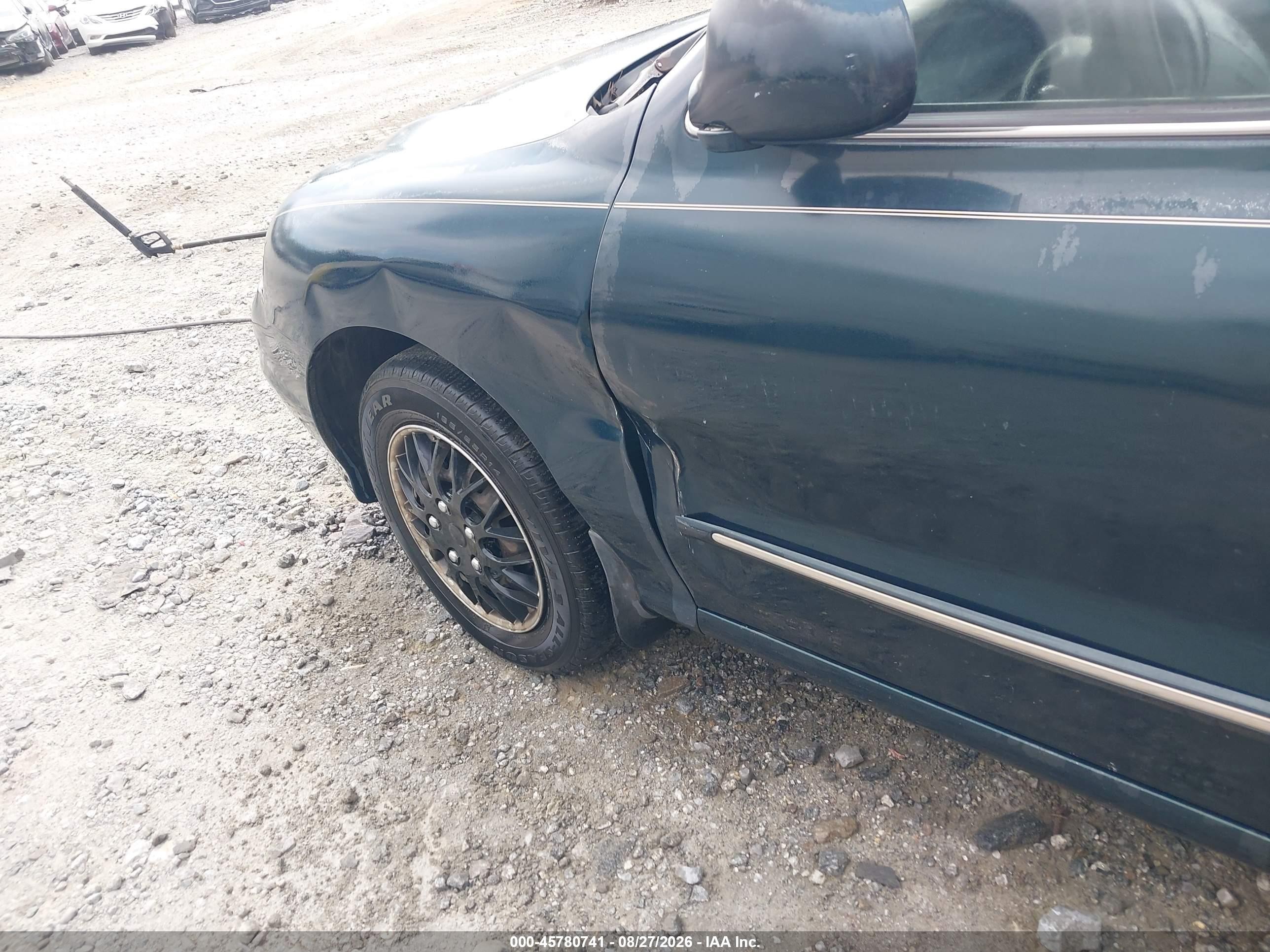 2000 Hyundai Elantra Gls Green vin: KMHJF35F9YU954814