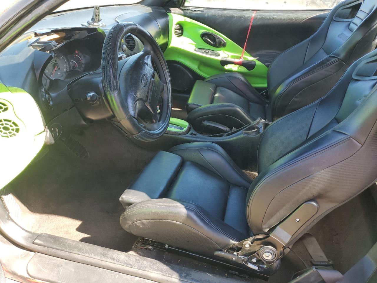 2001 Hyundai Tiburon Green vin: KMHJG25F51U231104