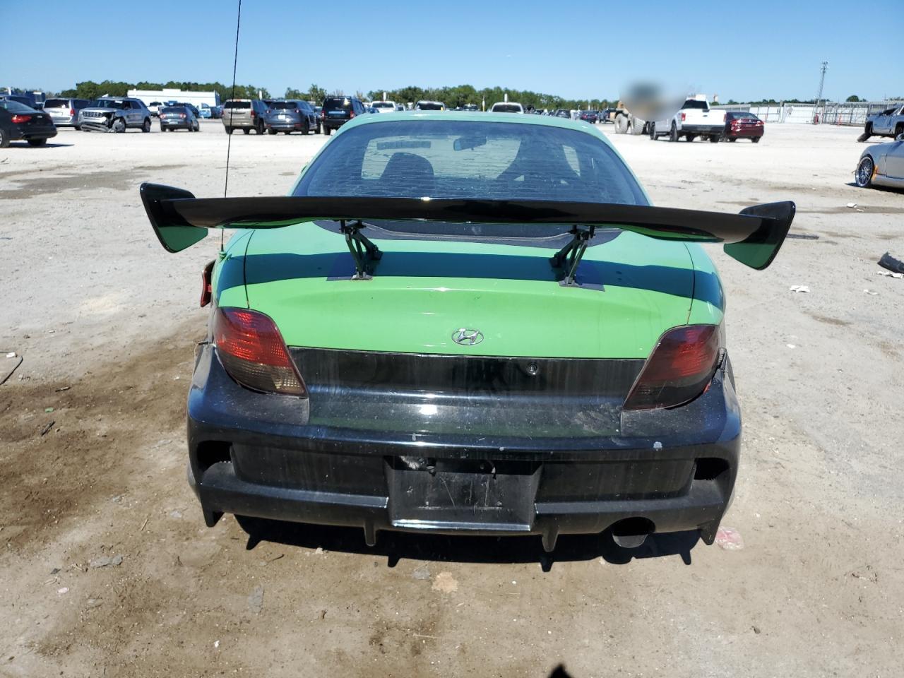 2001 Hyundai Tiburon Green vin: KMHJG25F51U231104