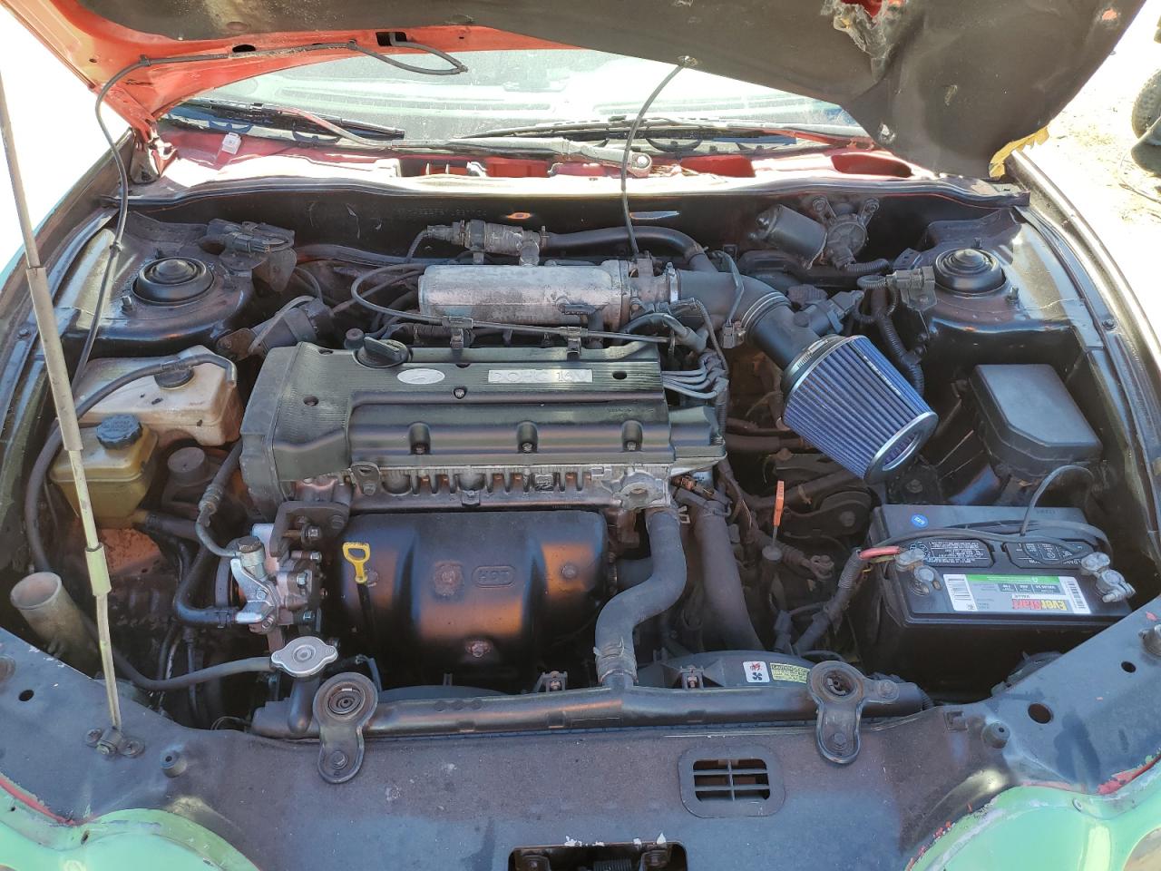 2001 Hyundai Tiburon Green vin: KMHJG25F51U231104