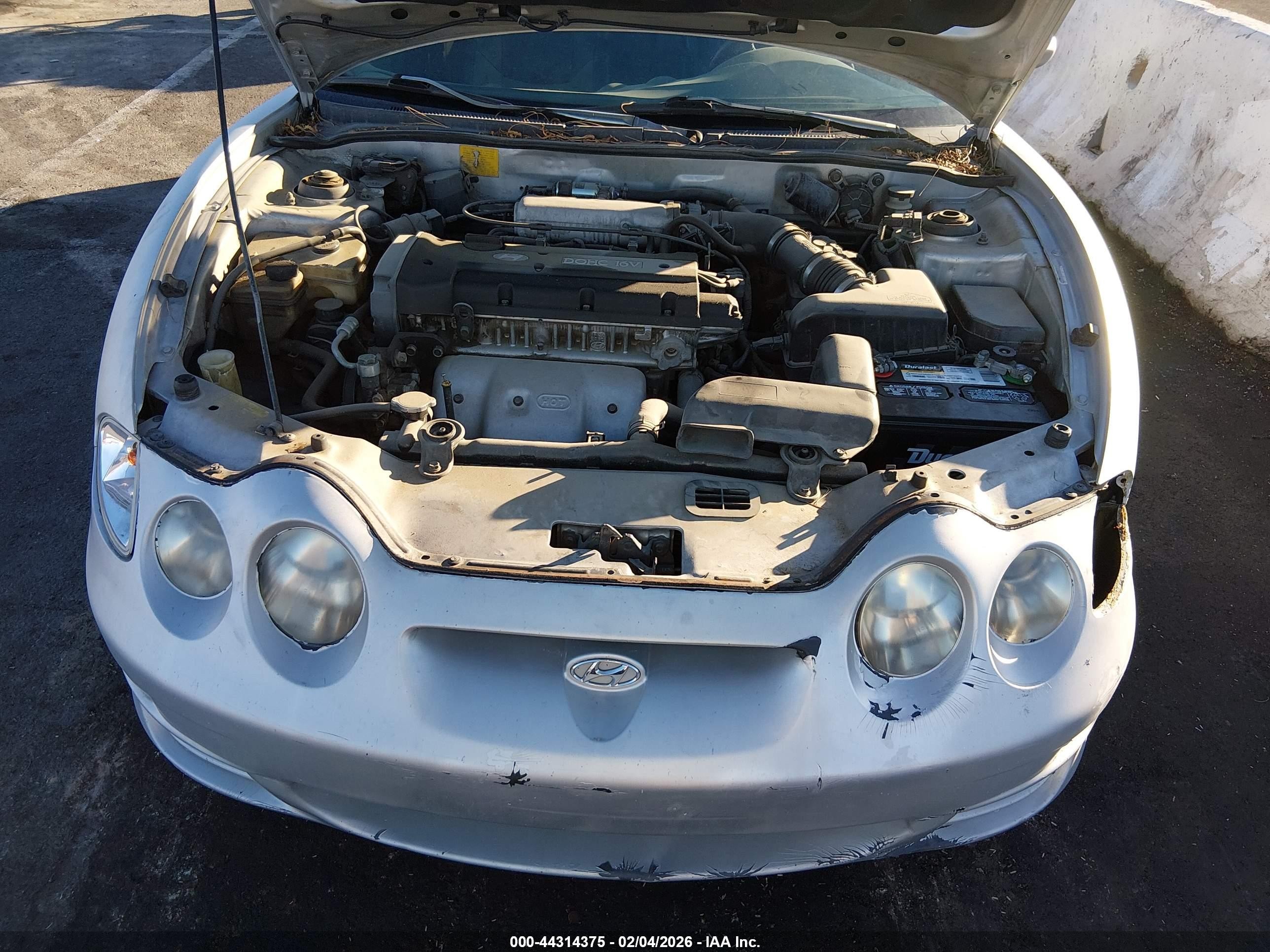 2001 Hyundai Tiburon Base Pkg 1   2 Gray vin: KMHJG35F11U244275