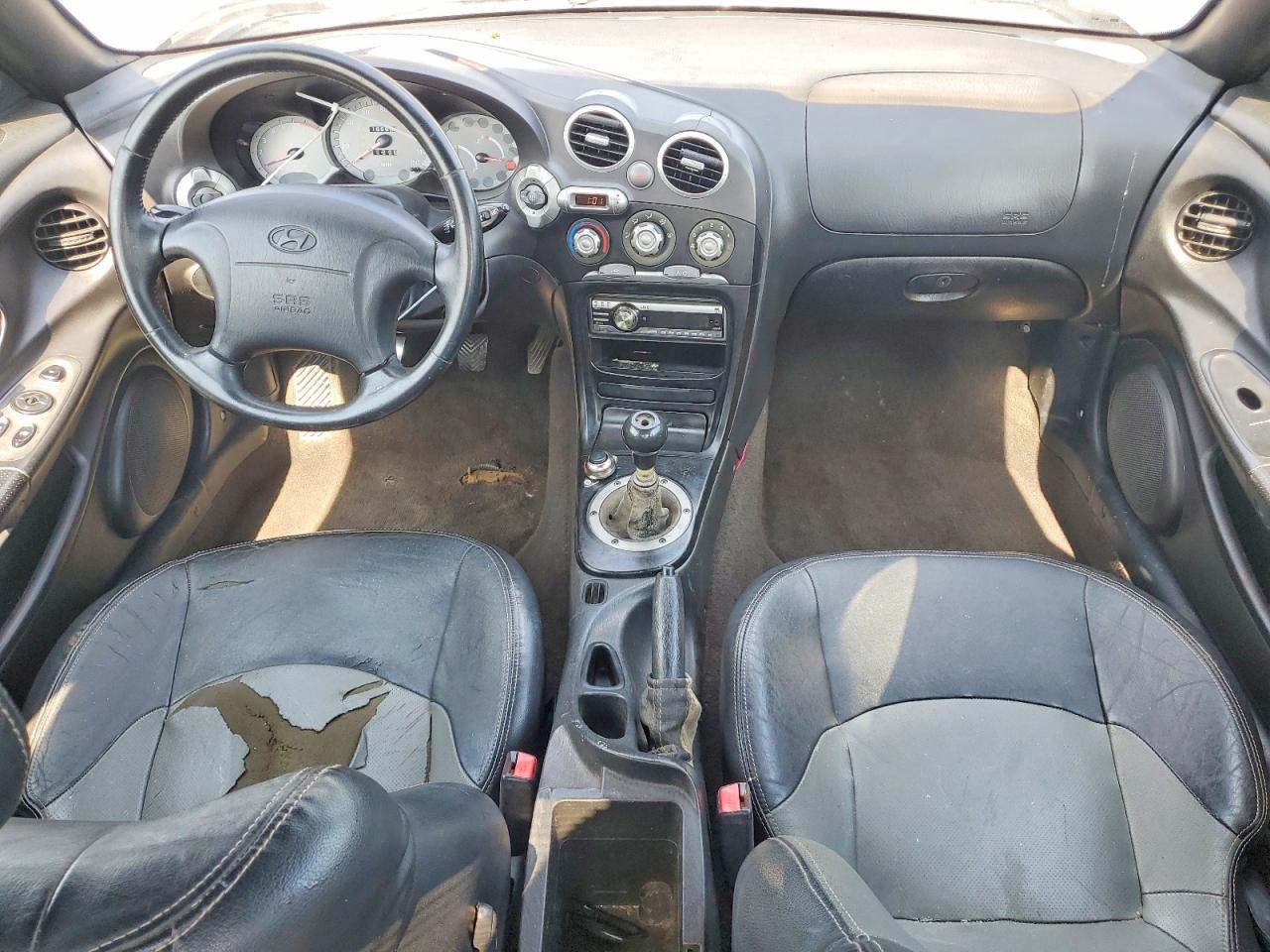 2000 Hyundai Tiburon Base Black vin: KMHJG35F6YU198209