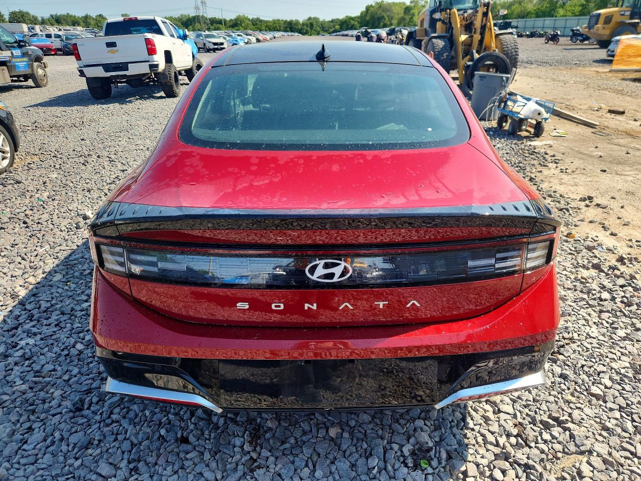 2025 Hyundai Sonata Sel Red vin: KMHL14JA1SA501903