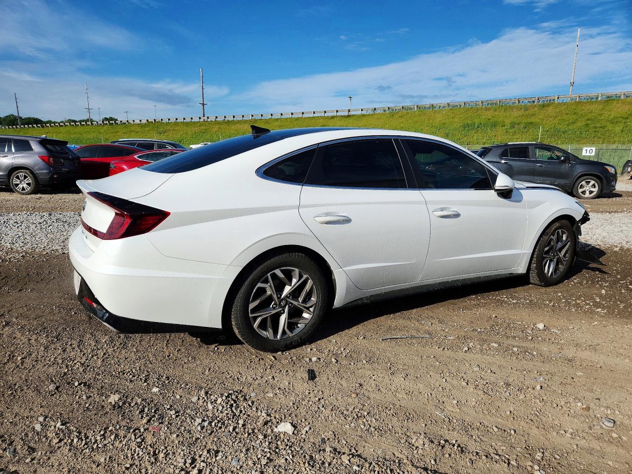2022 Hyundai Sonata Sel White vin: KMHL14JA2NA167904