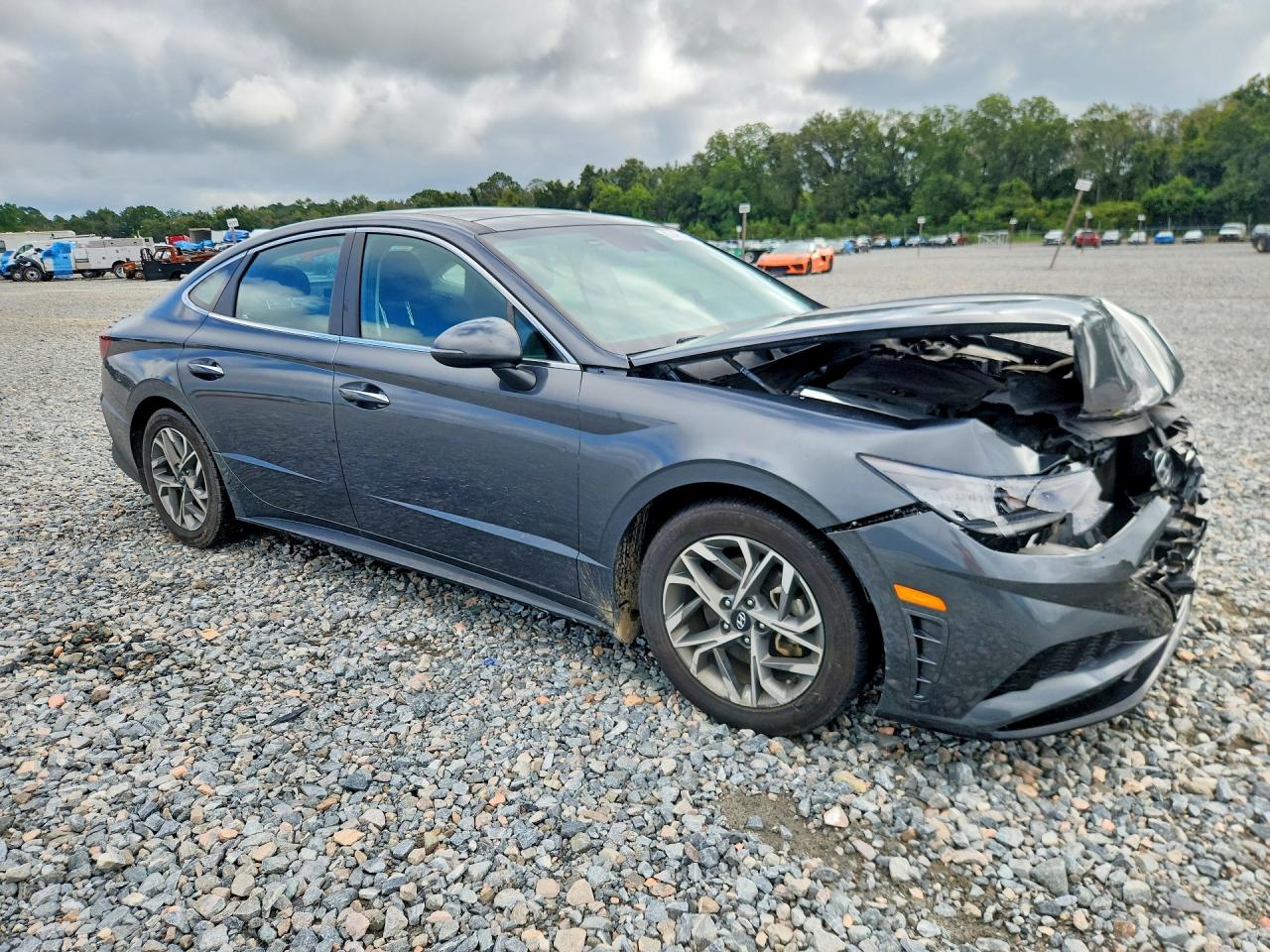 2022 Hyundai Sonata Sel Серый vin: KMHL14JA2NA222206