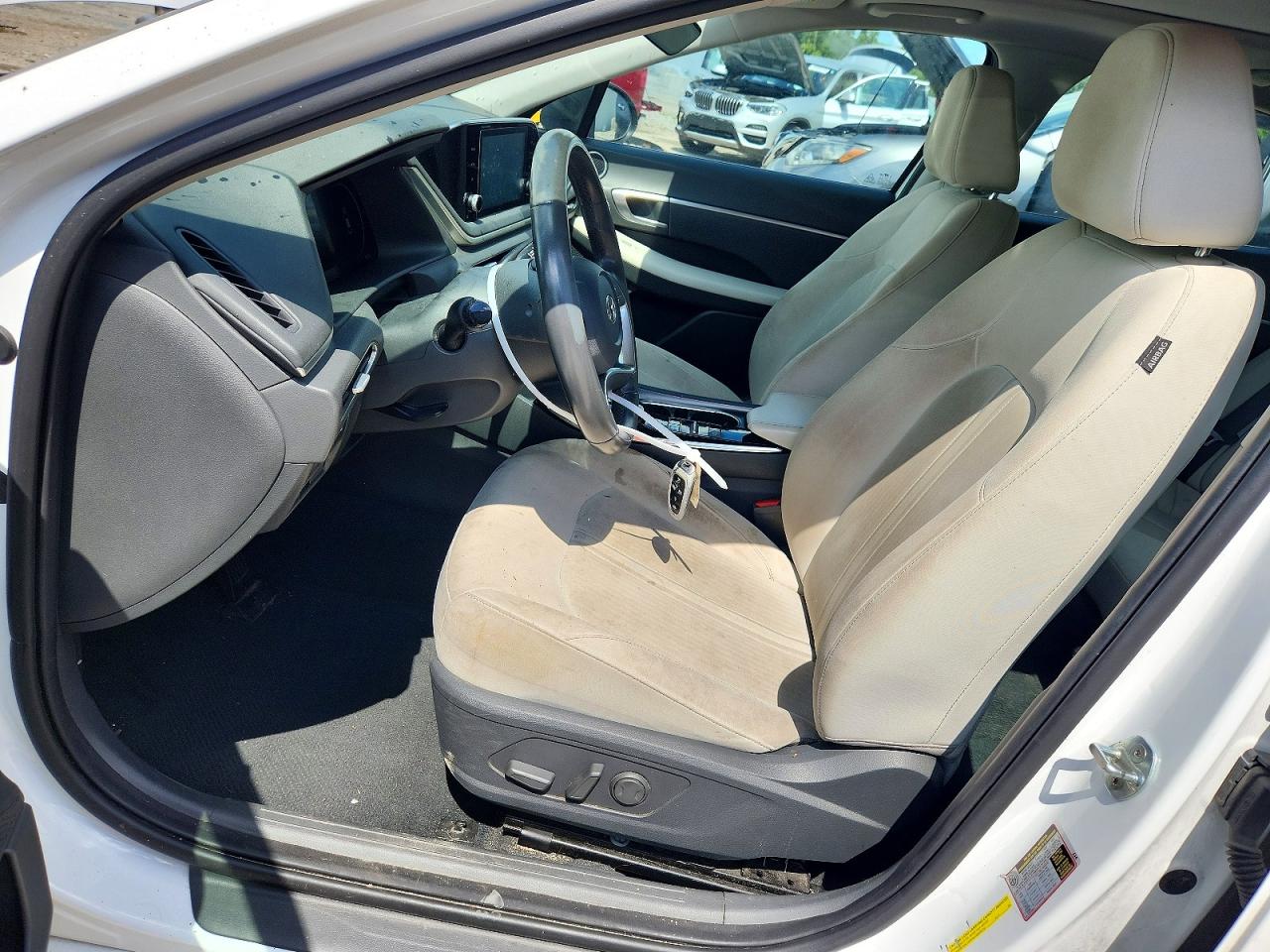 2021 Hyundai Sonata Sel Белый vin: KMHL14JA4MA153016