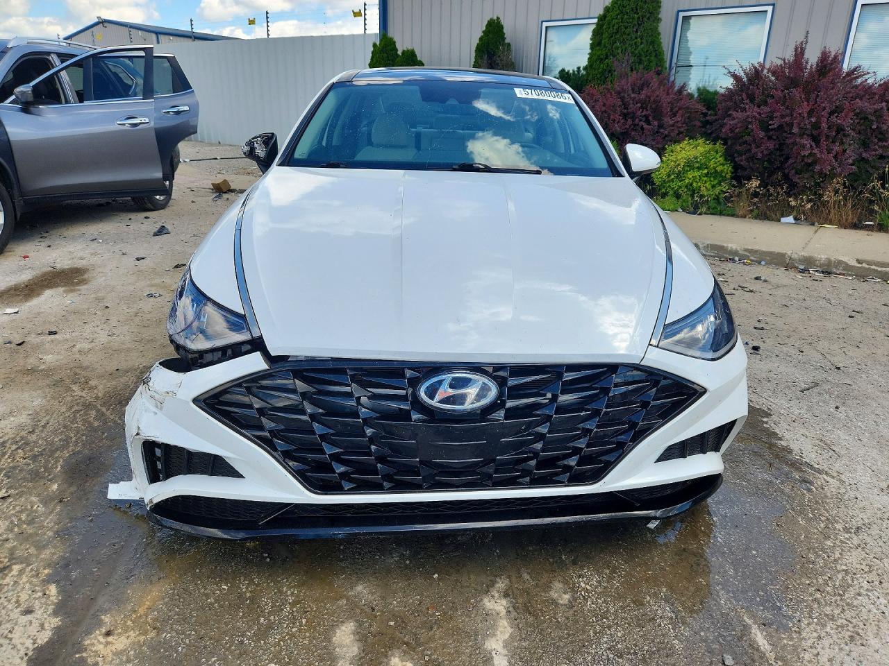 2021 Hyundai Sonata Sel Белый vin: KMHL14JA4MA153016