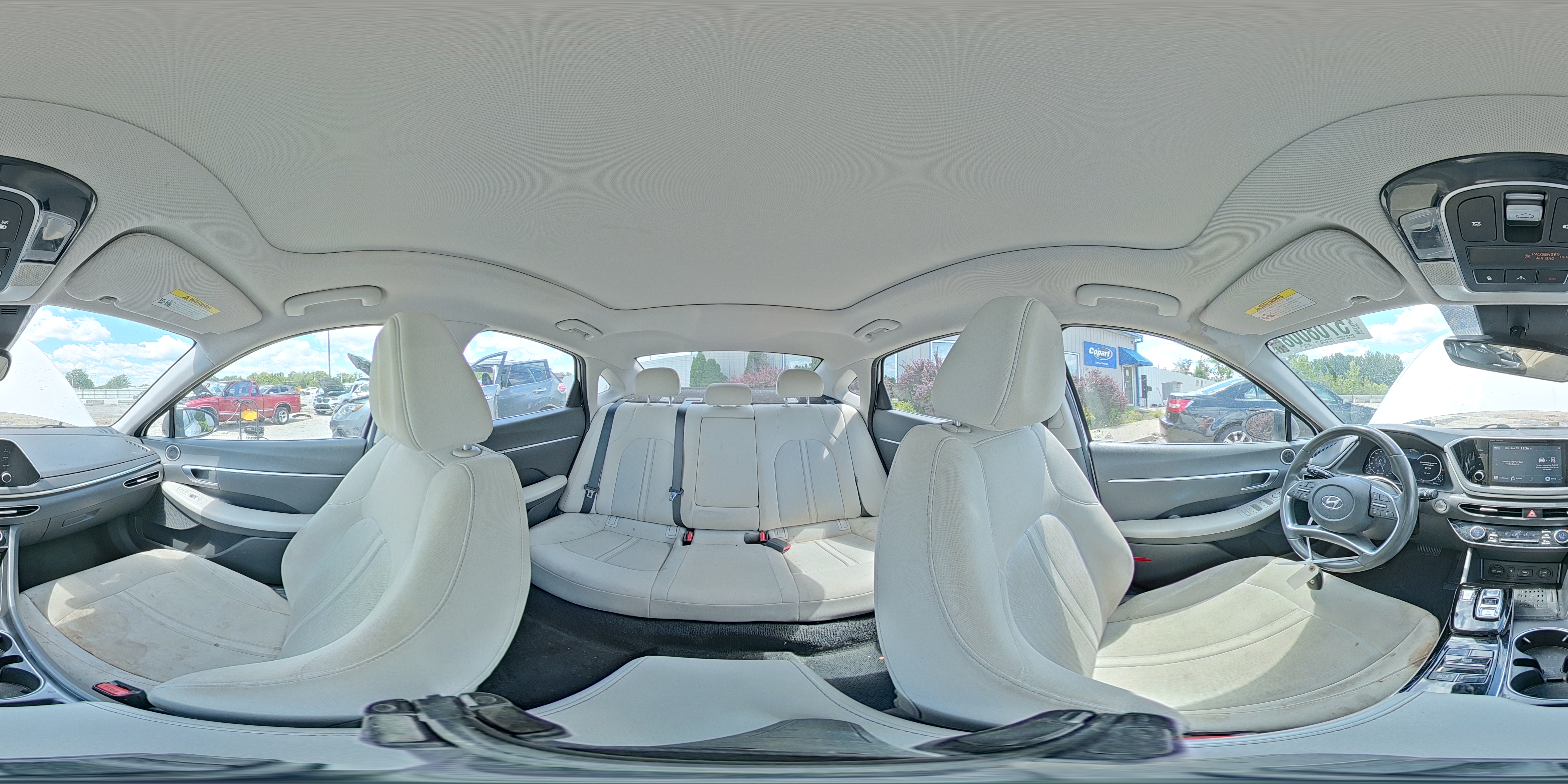 2021 Hyundai Sonata Sel Белый vin: KMHL14JA4MA153016