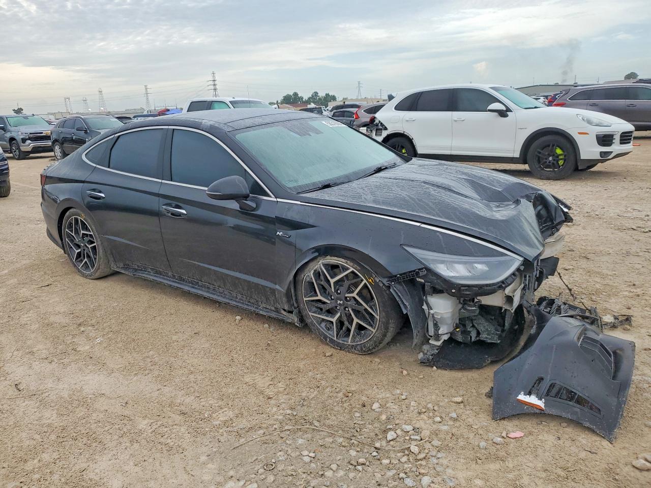 2022 Hyundai Sonata N Line Black vin: KMHL14JC8NA223295