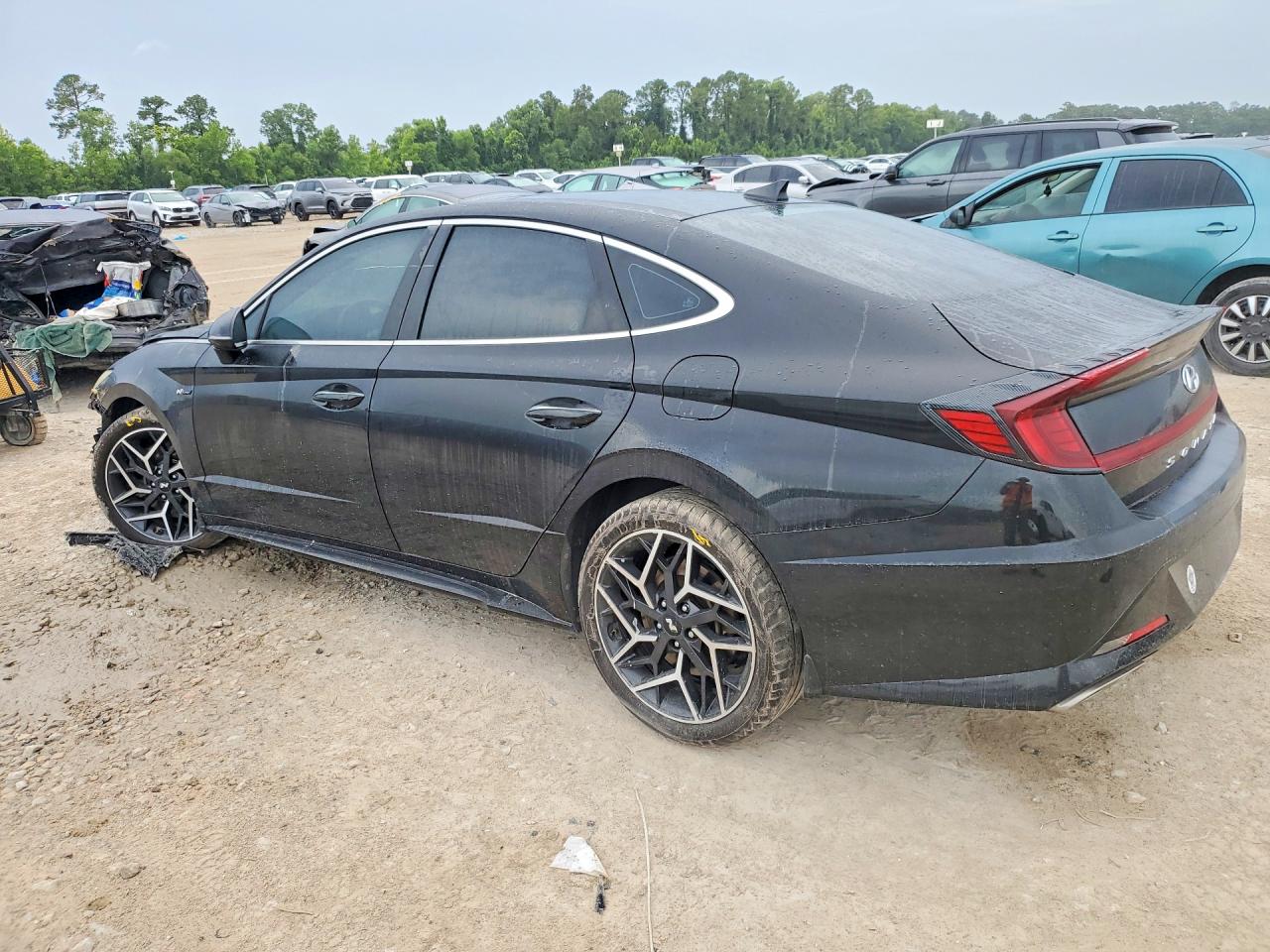 2022 Hyundai Sonata N Line Black vin: KMHL14JC8NA223295