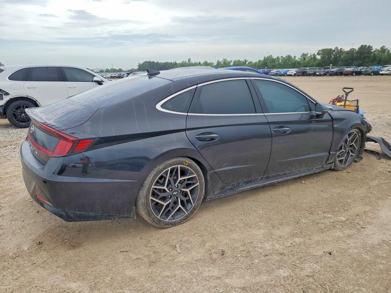 2022 Hyundai Sonata N Line Black vin: KMHL14JC8NA223295