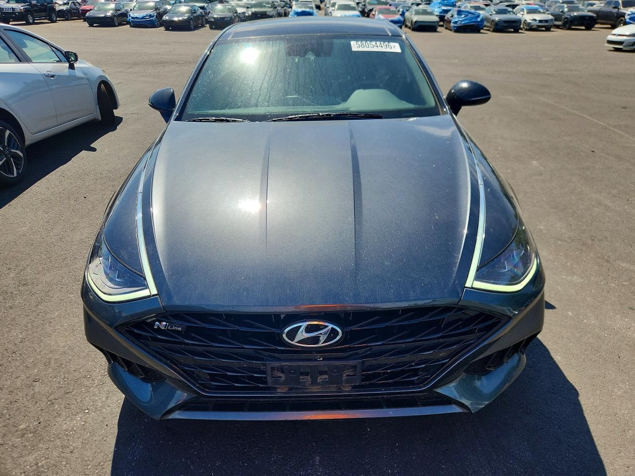 2022 Hyundai Sonata N Line Gray vin: KMHL14JC8NA224883