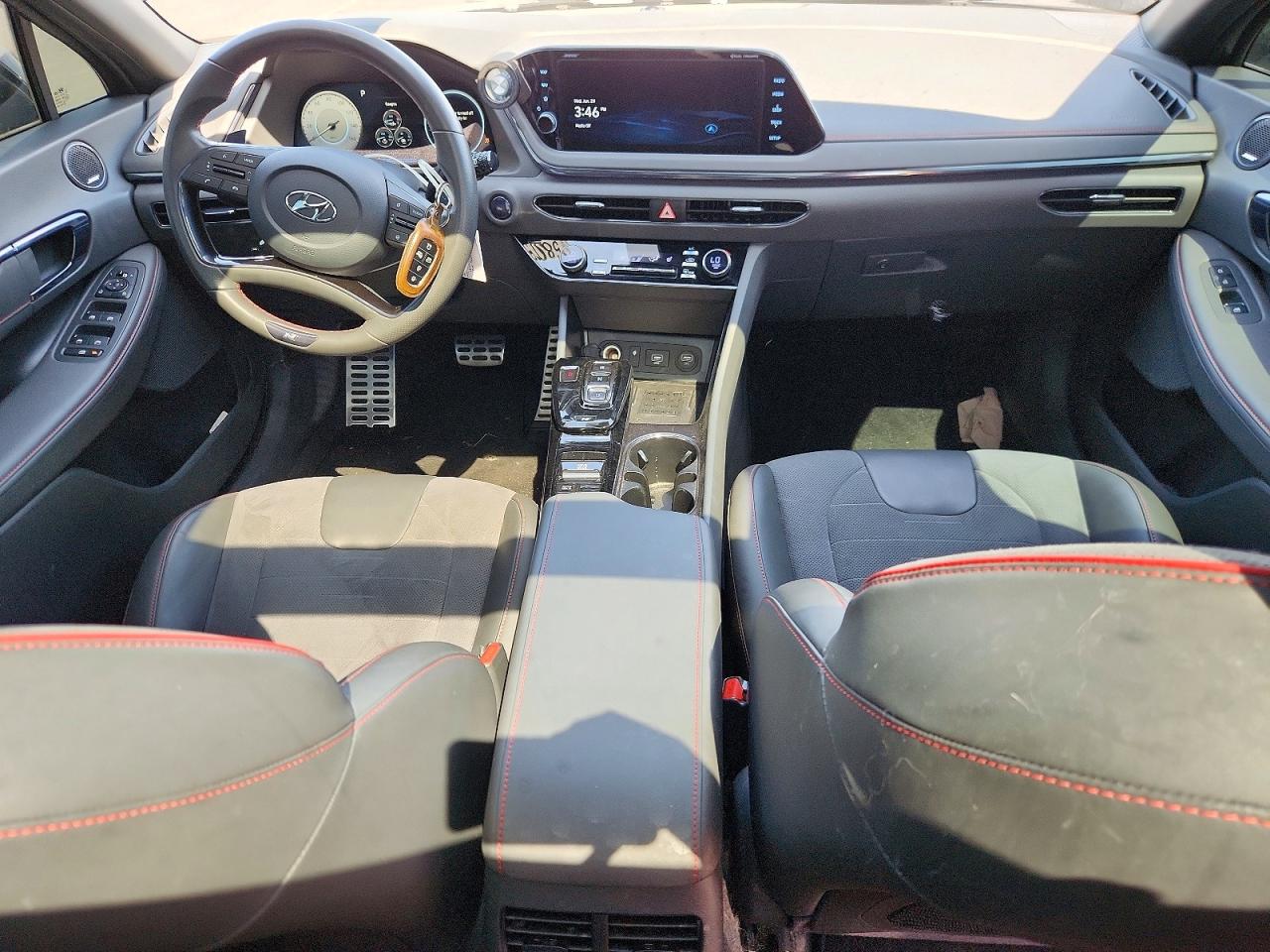 2022 Hyundai Sonata N Line Gray vin: KMHL14JC8NA224883