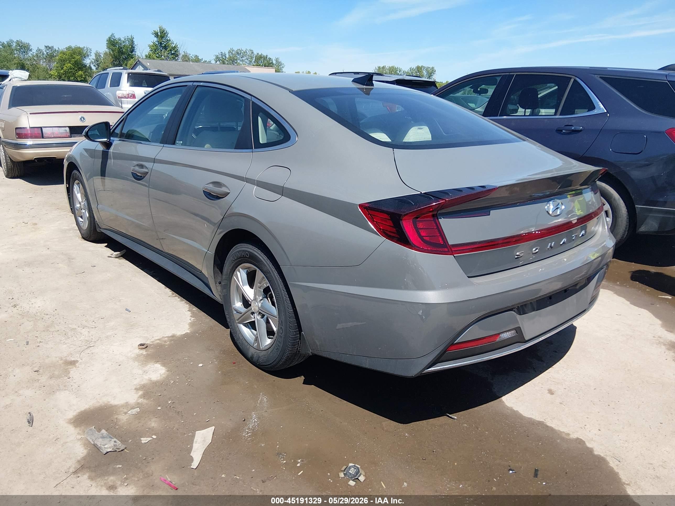 2022 Hyundai Sonata Se Gray vin: KMHL24JA2NA246048