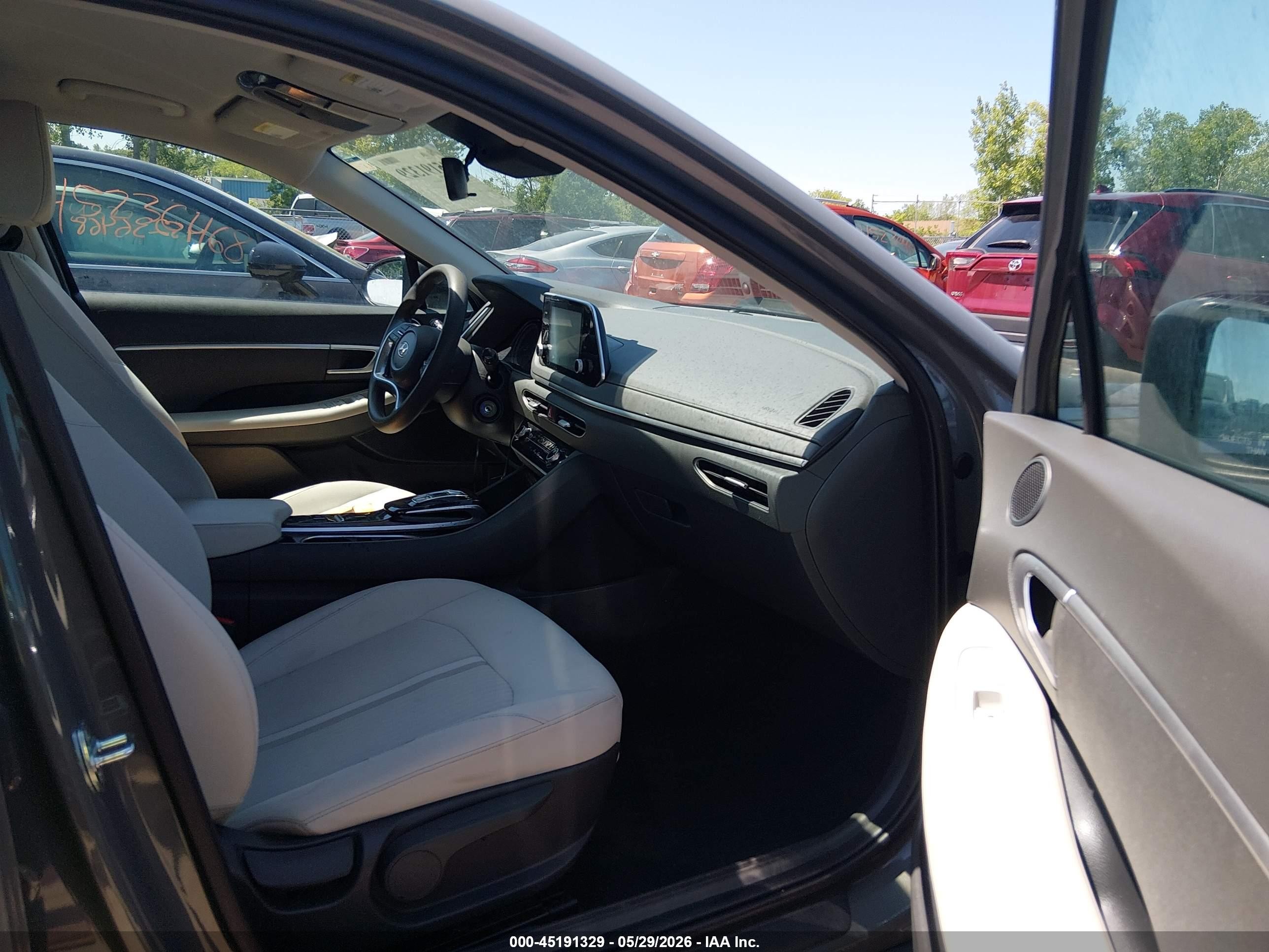 2022 Hyundai Sonata Se Gray vin: KMHL24JA2NA246048