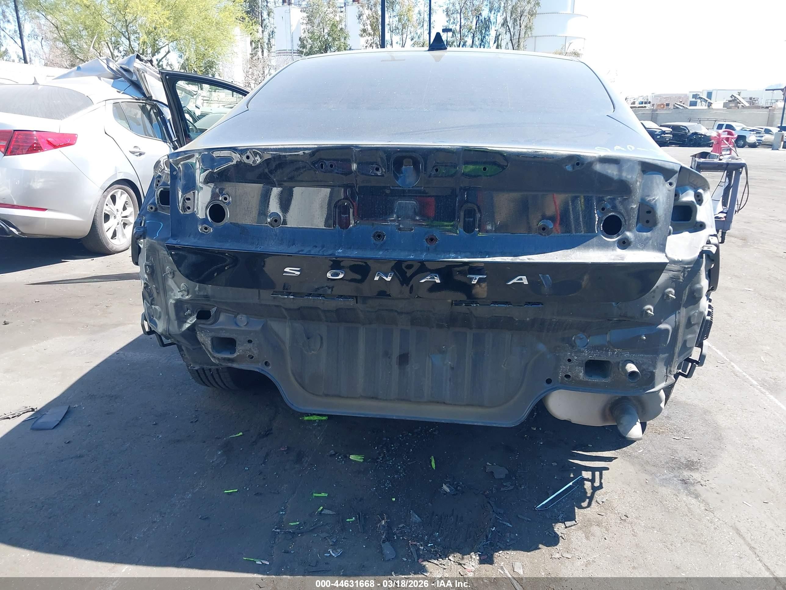 2021 Hyundai Sonata Blue Черный vin: KMHL24JJ2MA023958