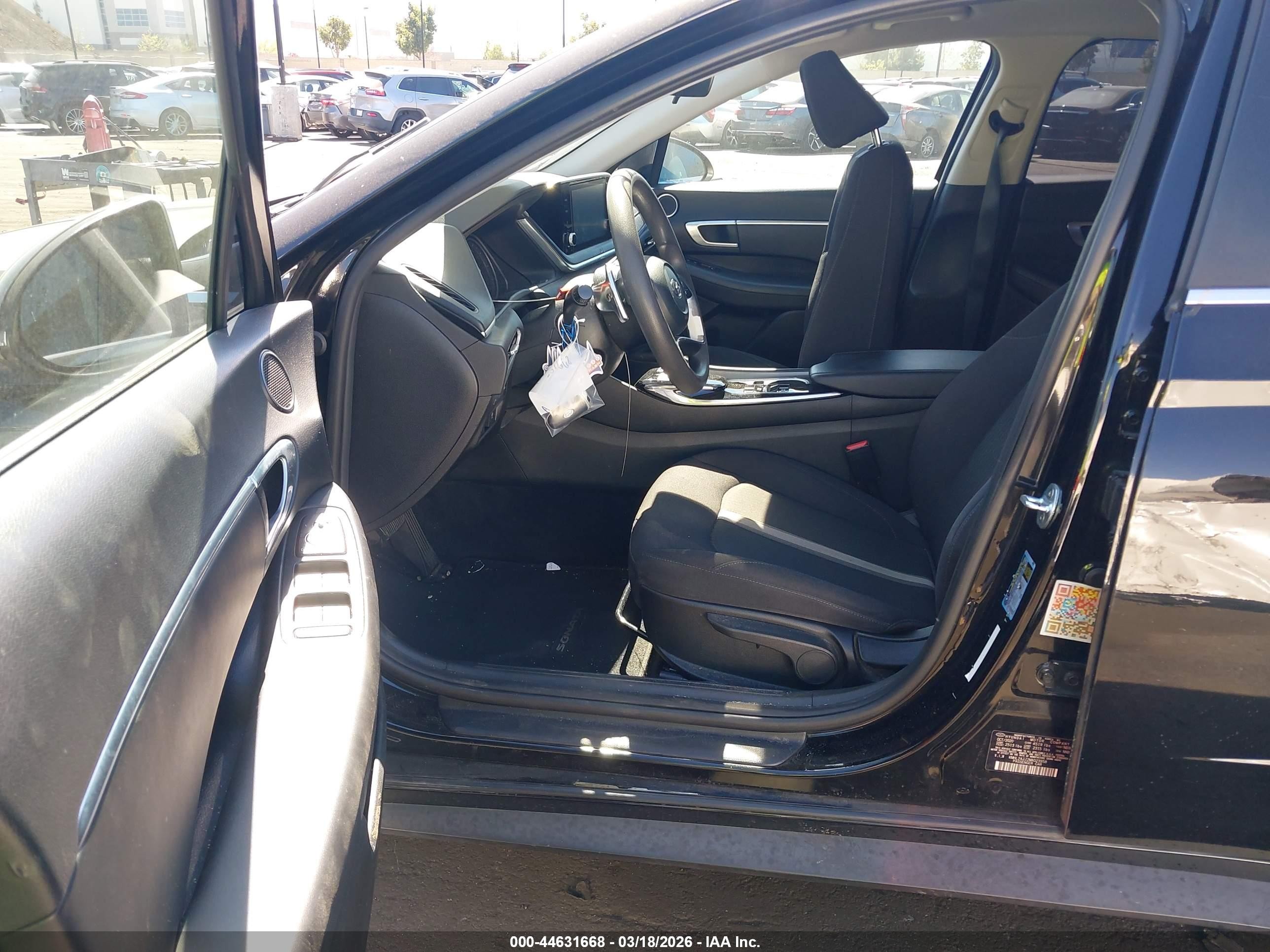 2021 Hyundai Sonata Blue Черный vin: KMHL24JJ2MA023958