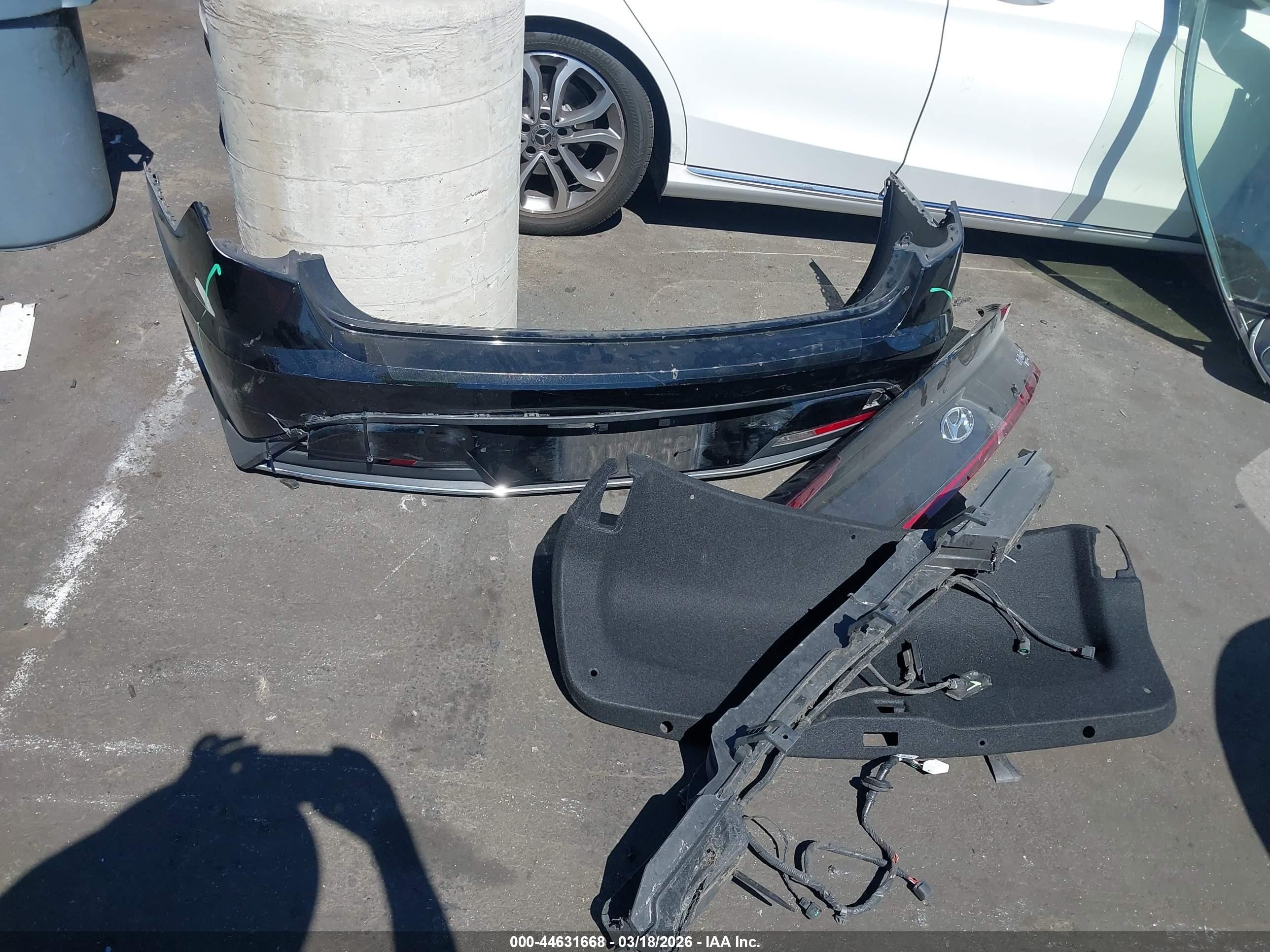 2021 Hyundai Sonata Blue Черный vin: KMHL24JJ2MA023958