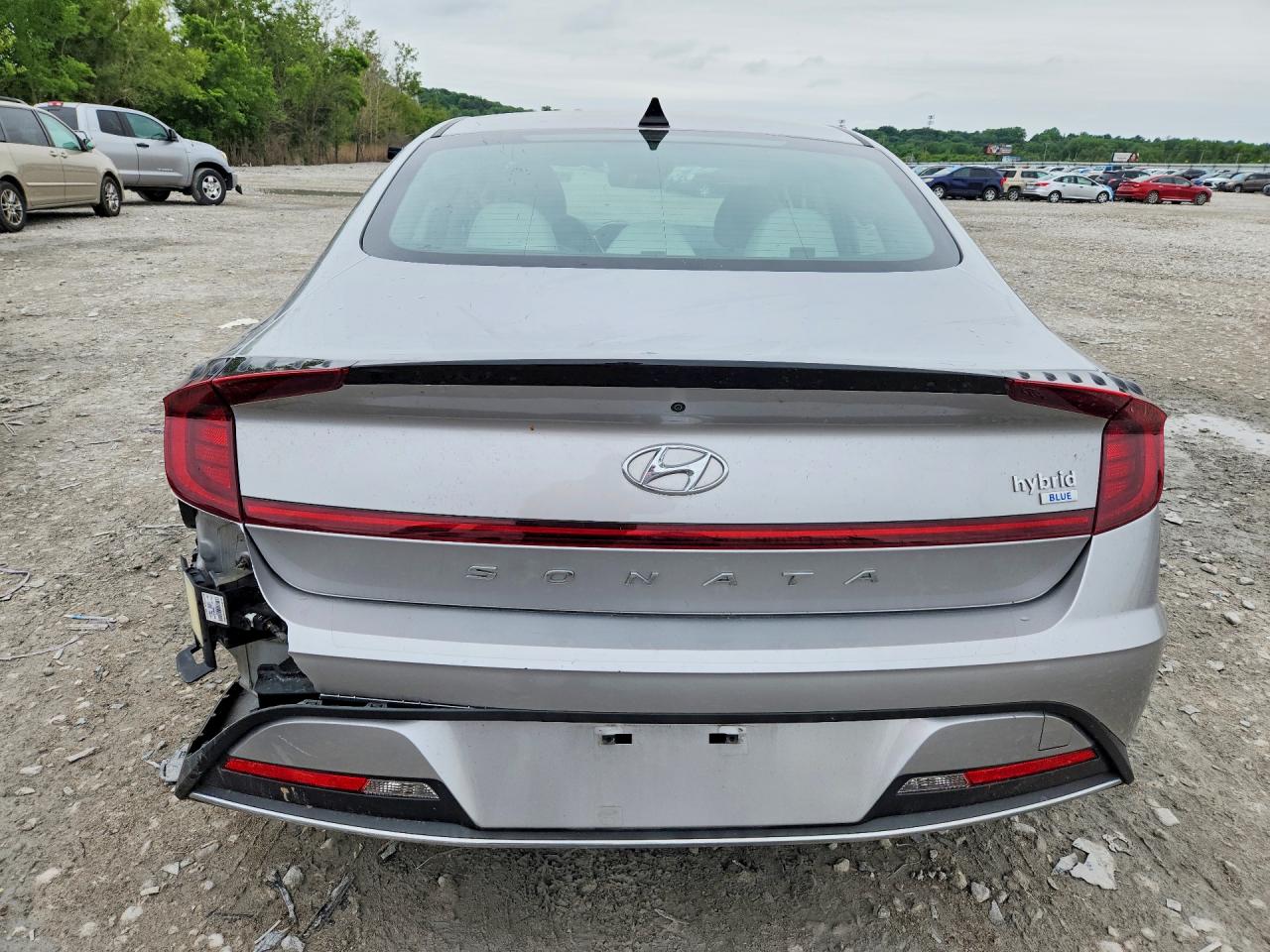 2021 Hyundai Sonata Hybrid Blue Silver vin: KMHL24JJ5MA021492