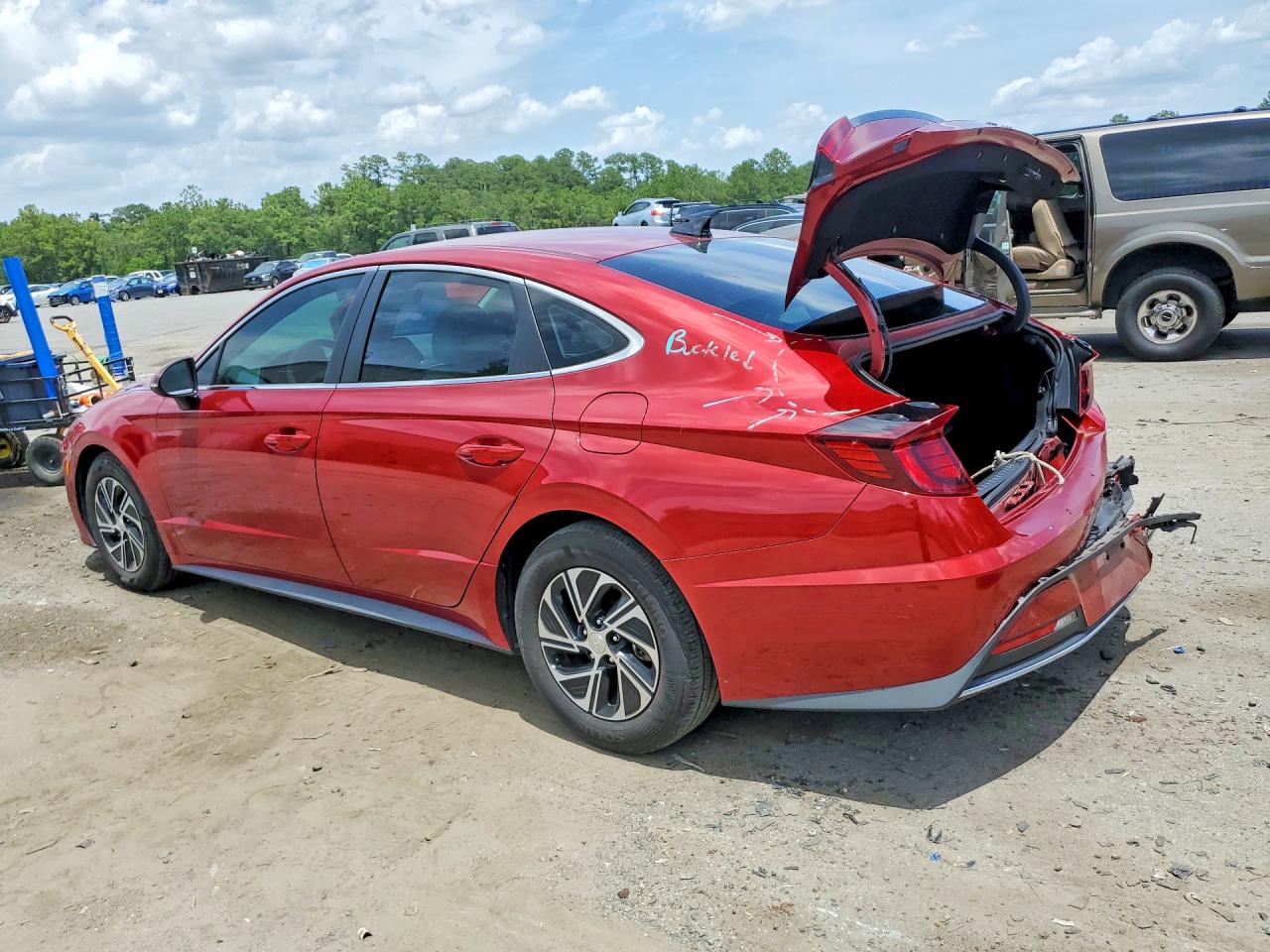 2023 Hyundai Sonata Hybrid Blue Red vin: KMHL24JJ9PA073793
