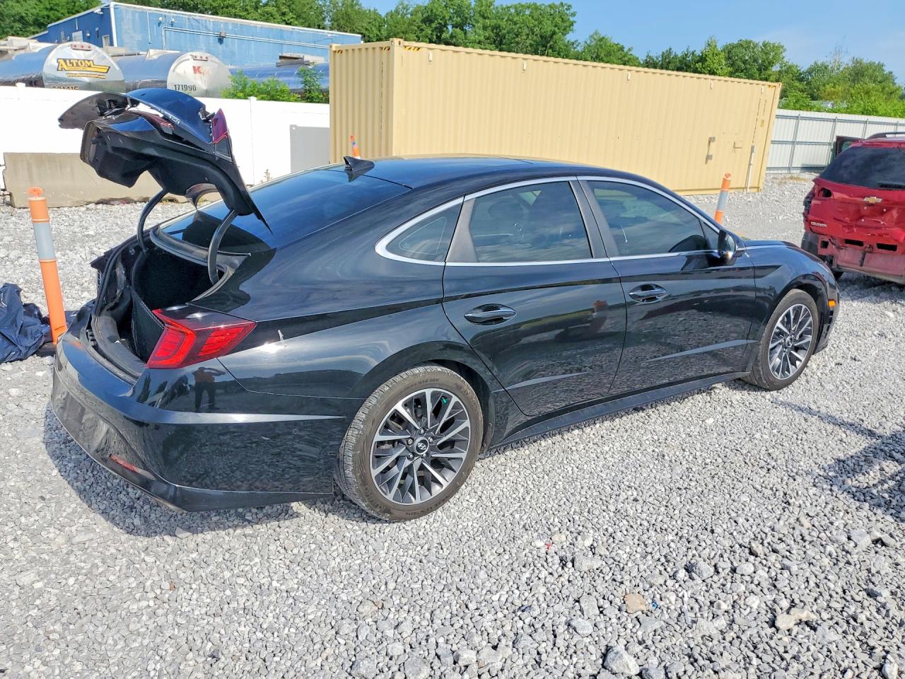 2022 Hyundai Sonata Limited Black vin: KMHL34J27NA175970