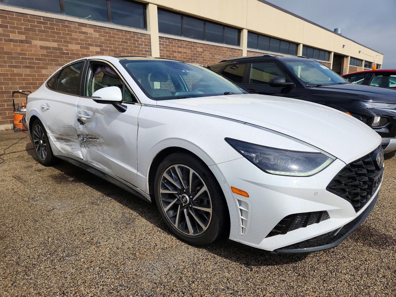 2023 Hyundai Sonata Limited White vin: KMHL34J27PA284366