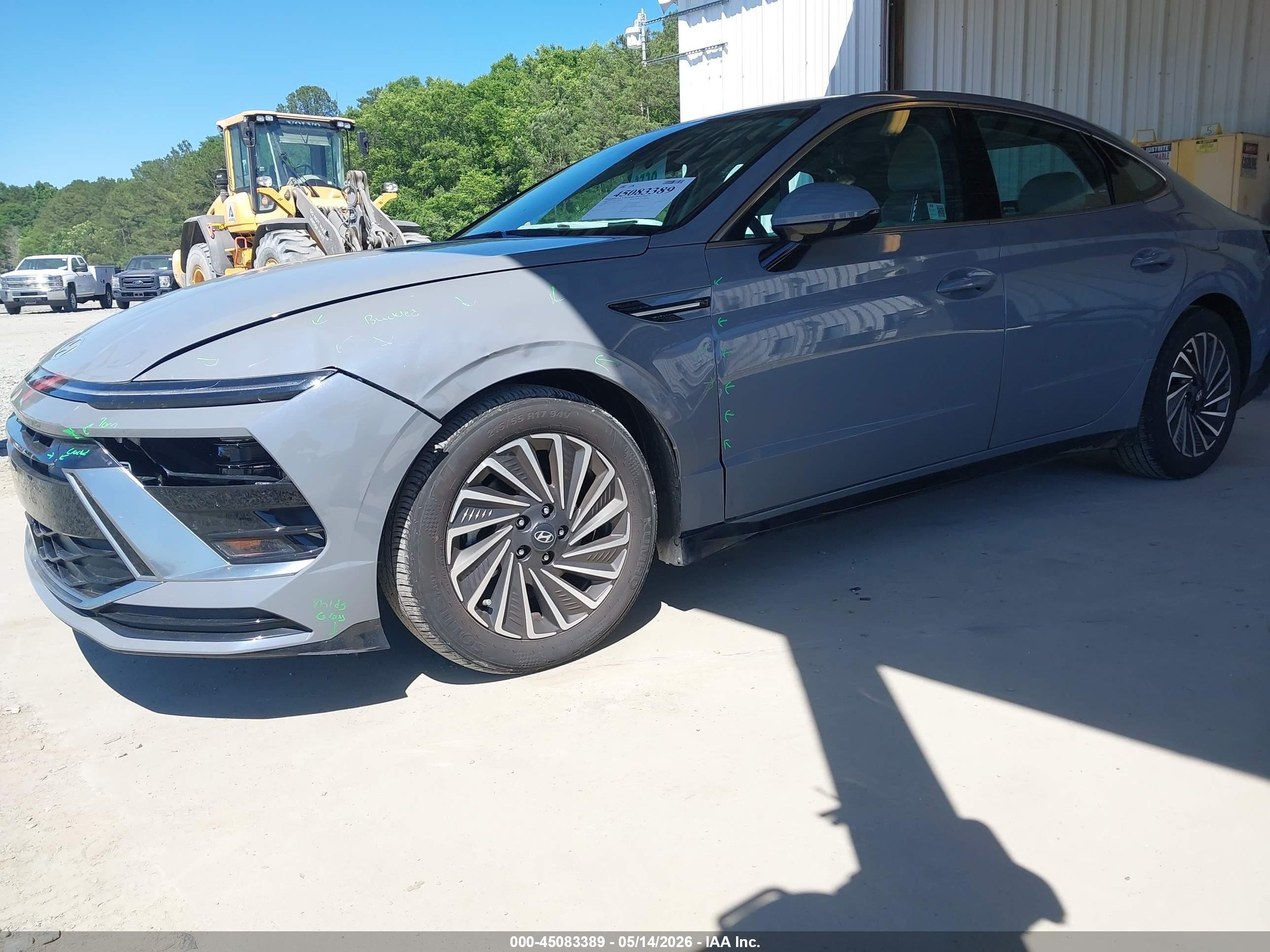 2024 Hyundai Sonata Hybrid Sel Gray vin: KMHL34JJ2RA089771