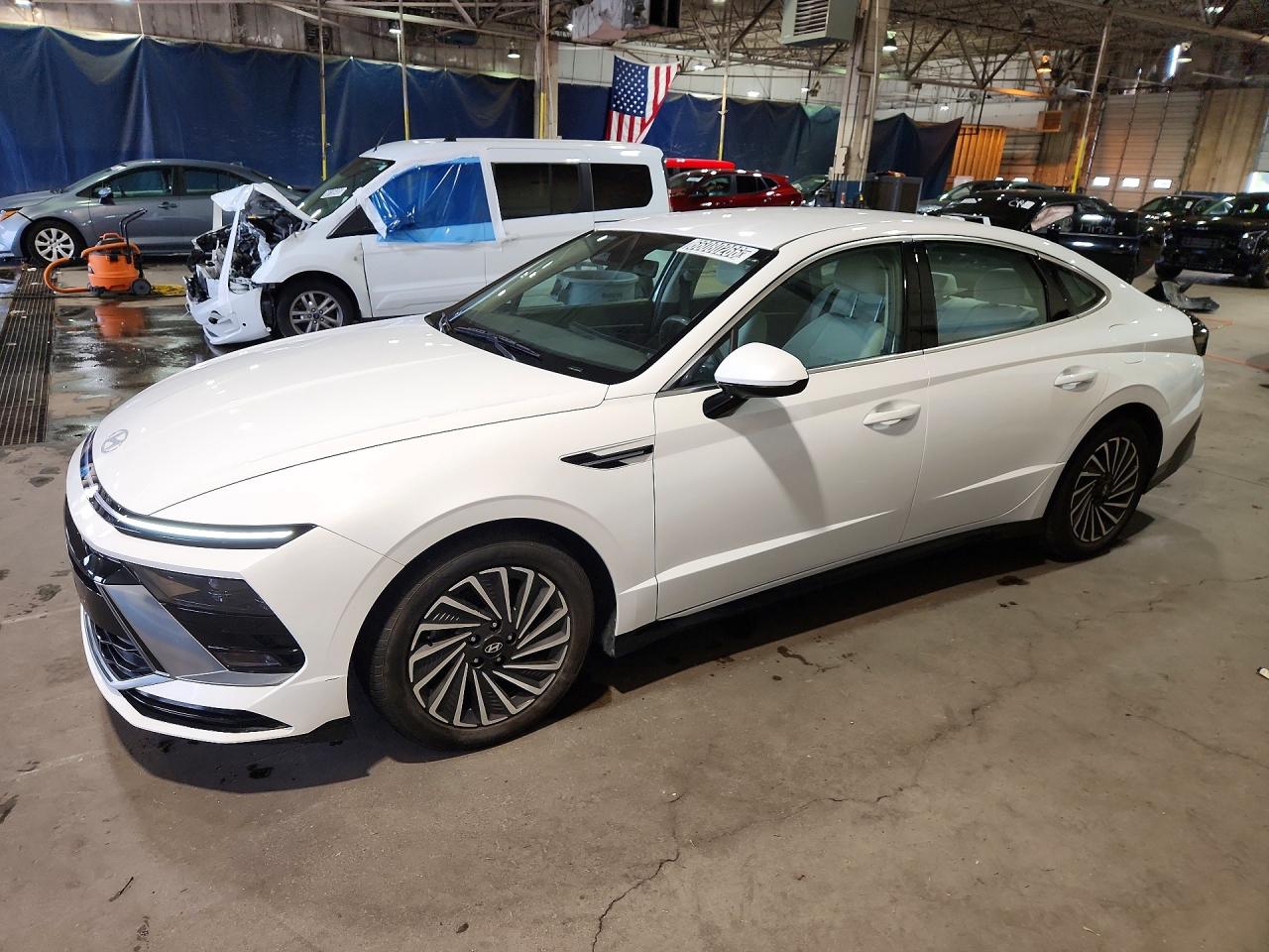 2024 Hyundai Sonata Hybrid Sel White vin: KMHL34JJ4RA094034