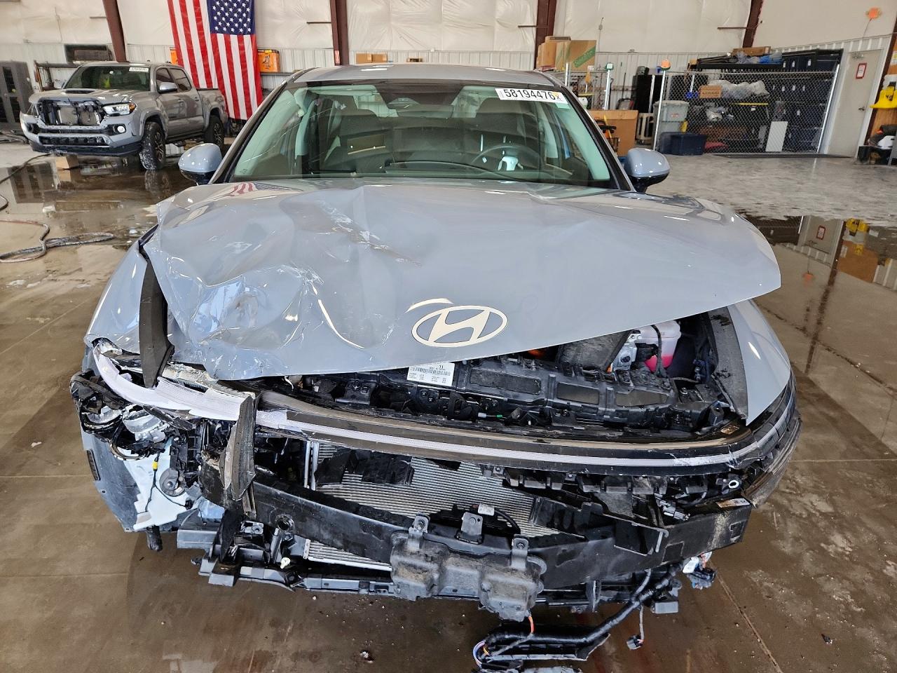 2024 Hyundai Sonata Hybrid Sel Gray vin: KMHL34JJ4RA097144
