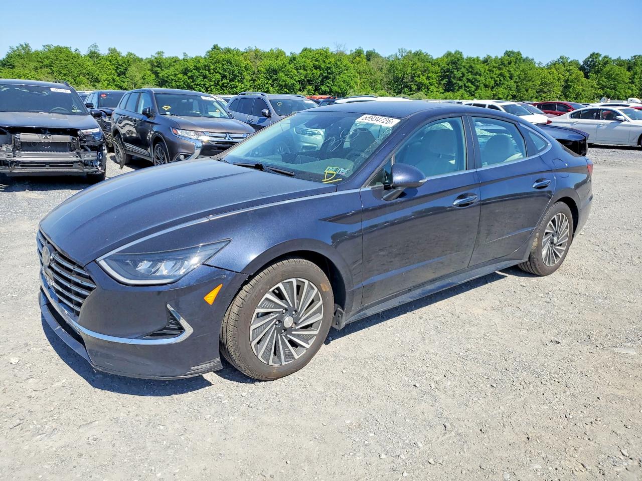 2020 Hyundai Sonata Hybrid Sel Blue vin: KMHL34JJ9LA012628