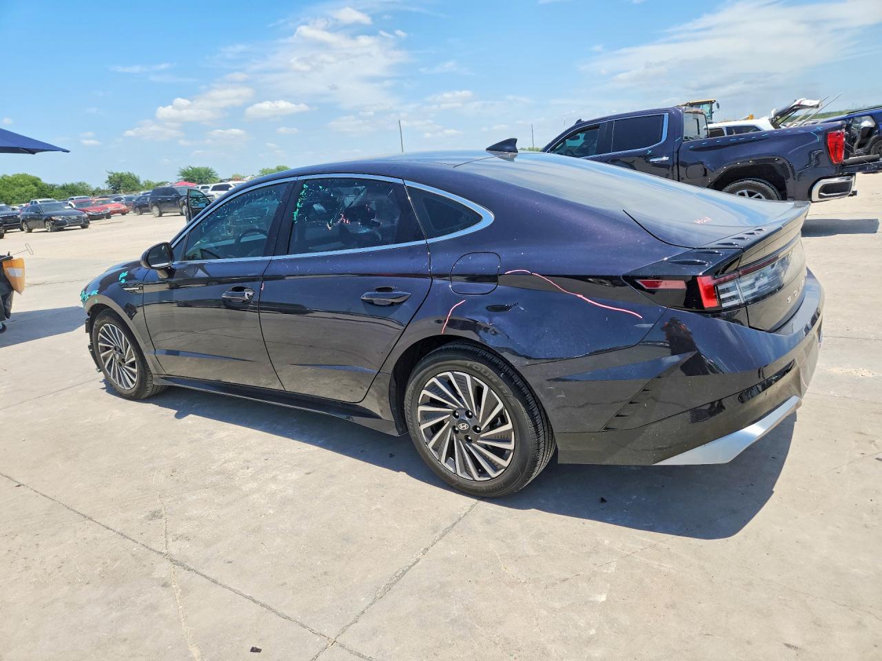 2024 Hyundai Sonata Hybrid Sel Purple vin: KMHL34JJXRA094636