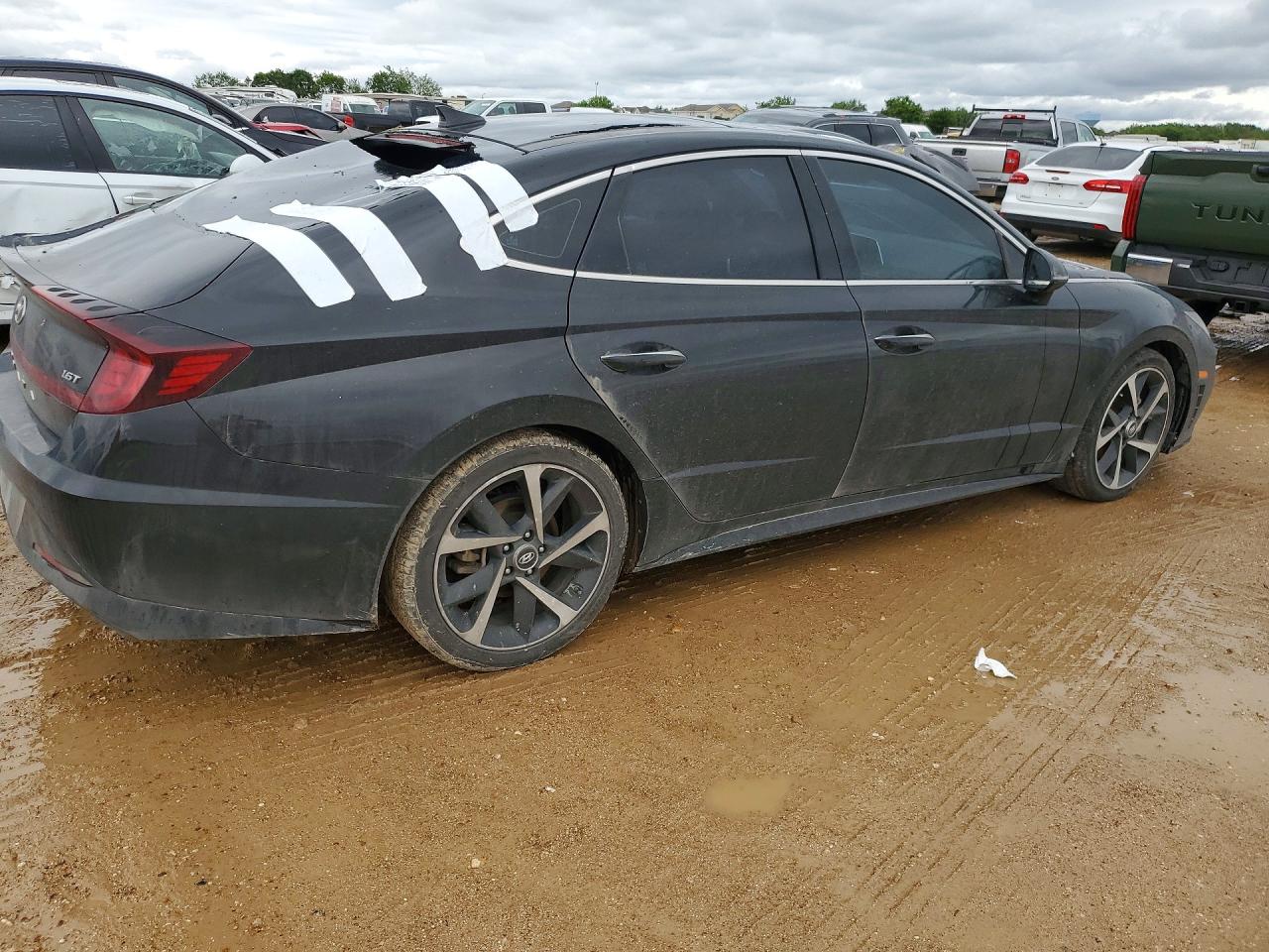 2022 Hyundai Sonata Sel Plus Black vin: KMHL44J27NA213971