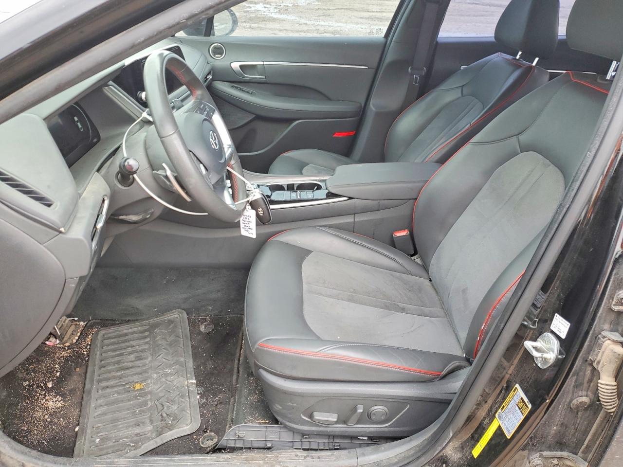 2022 Hyundai Sonata Sel Plus Black vin: KMHL44J27NA213971