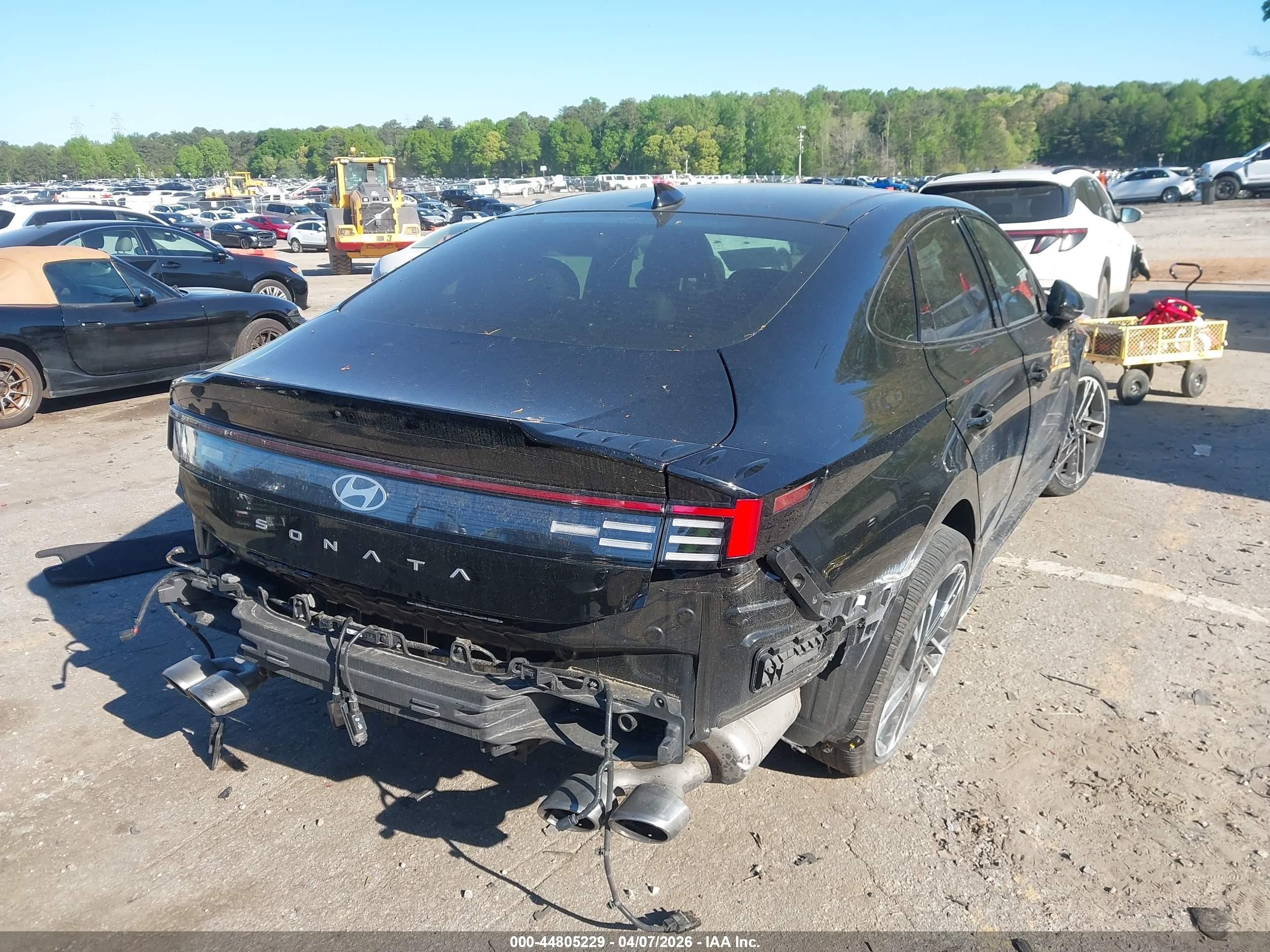 2024 Hyundai Sonata N Line Black vin: KMHL54JC4RA374922